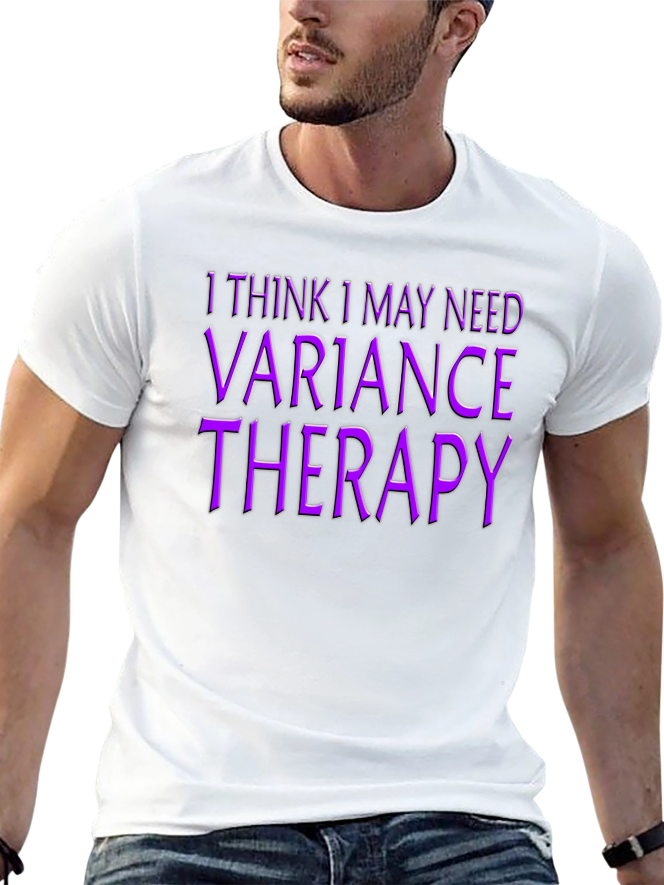 Variance Therapy T-Shirt - Black Novelty Tee