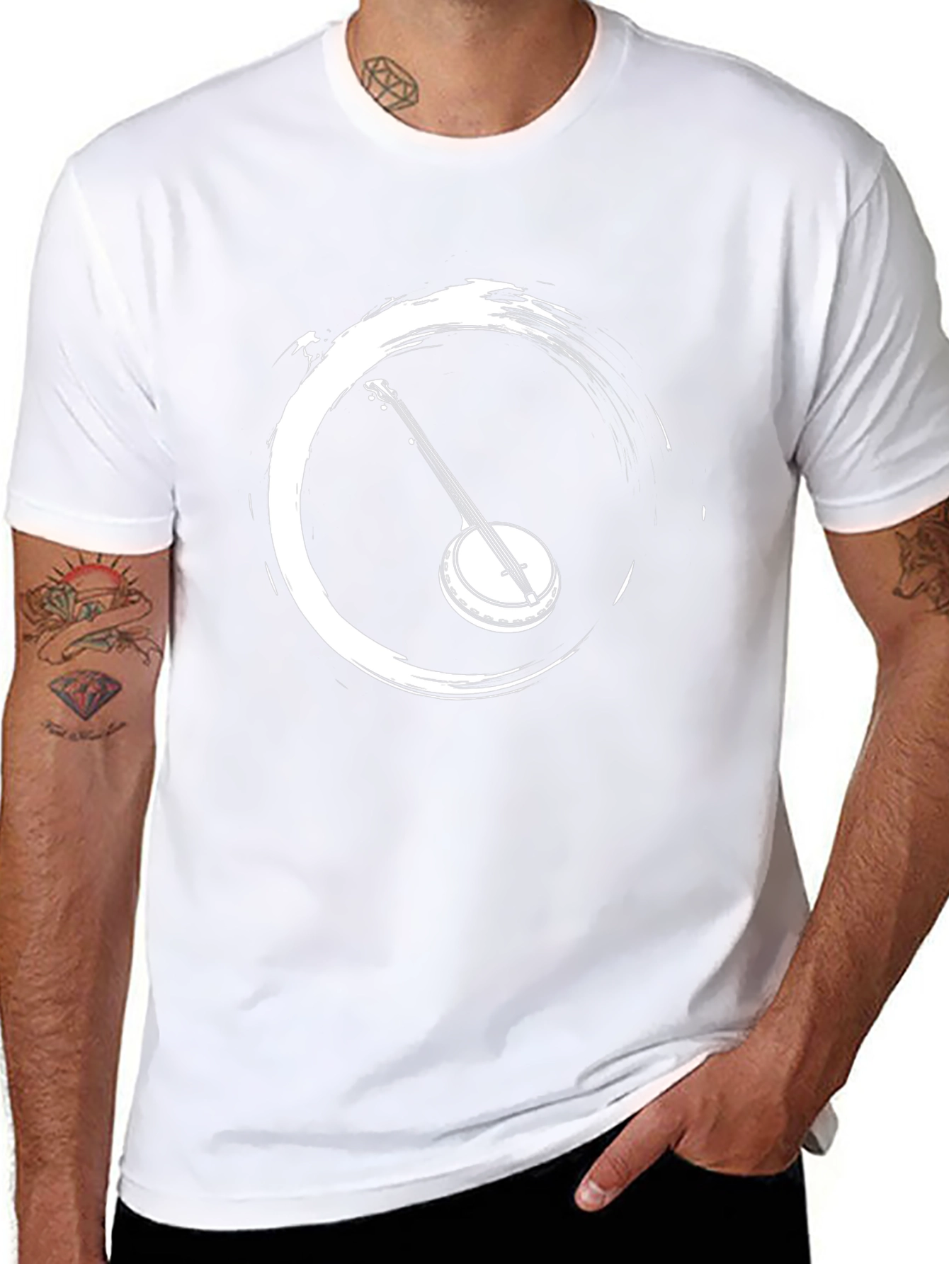 Banjo Graphic T-Shirt - Musician Tee