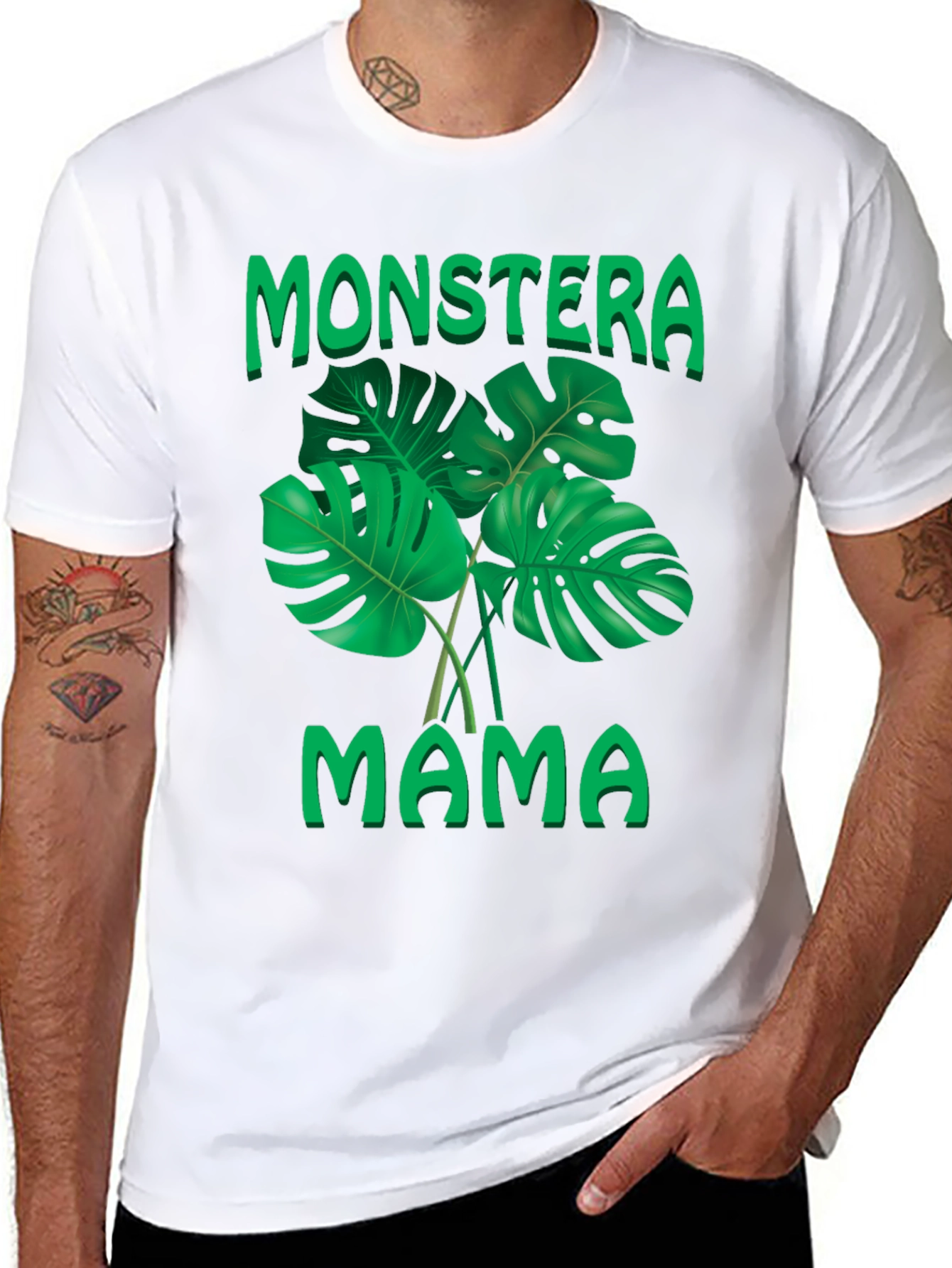 Monstera Mama Graphic T-Shirt - Plant Lover Tee