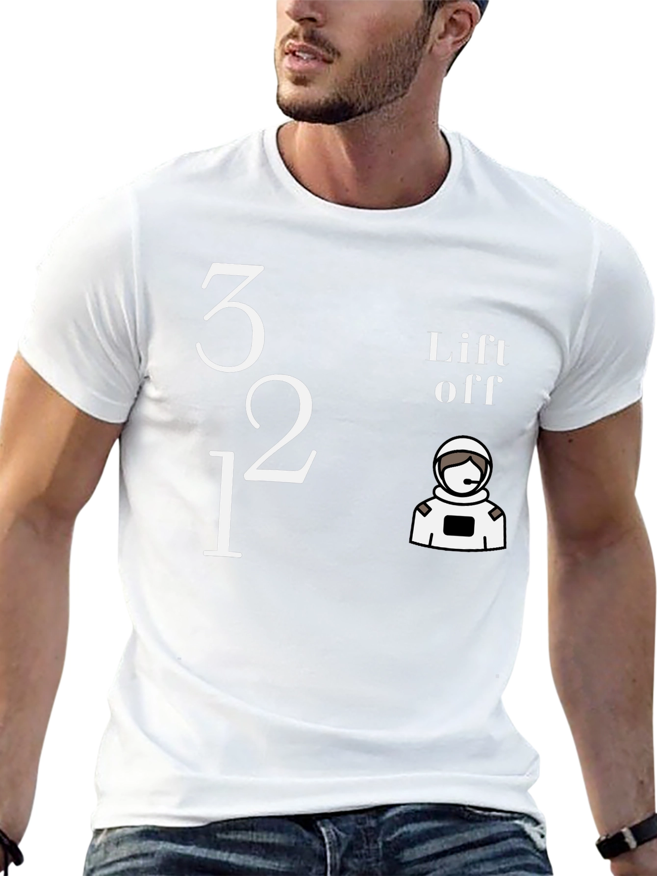 Lift Off Countdown T-Shirt - Space Exploration Tee