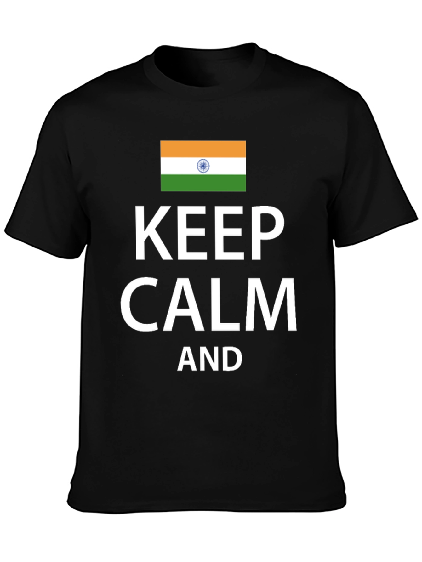 Keep Calm India Flag T-Shirt