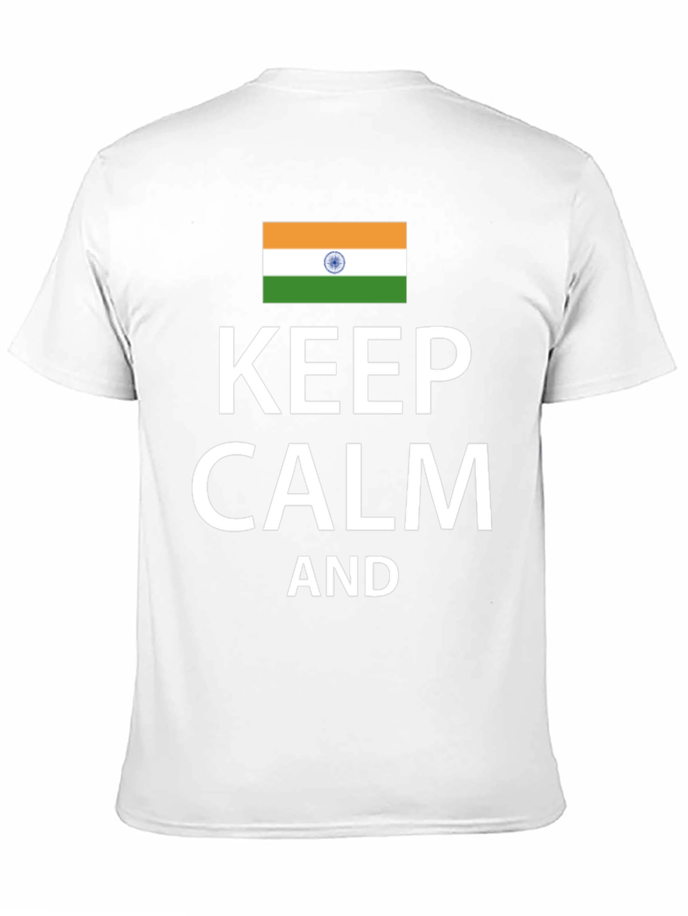 Keep Calm India Flag T-Shirt