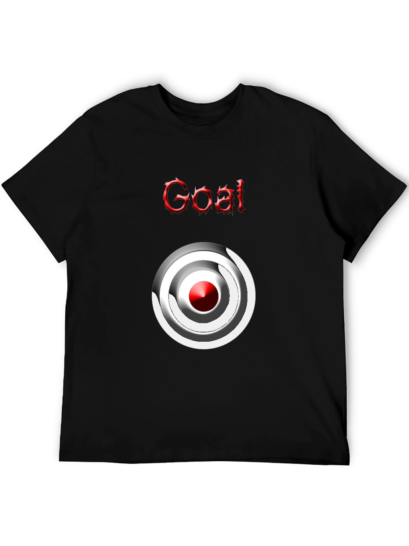 Goal T-shirt Target Graphic Tee Mens Casual
