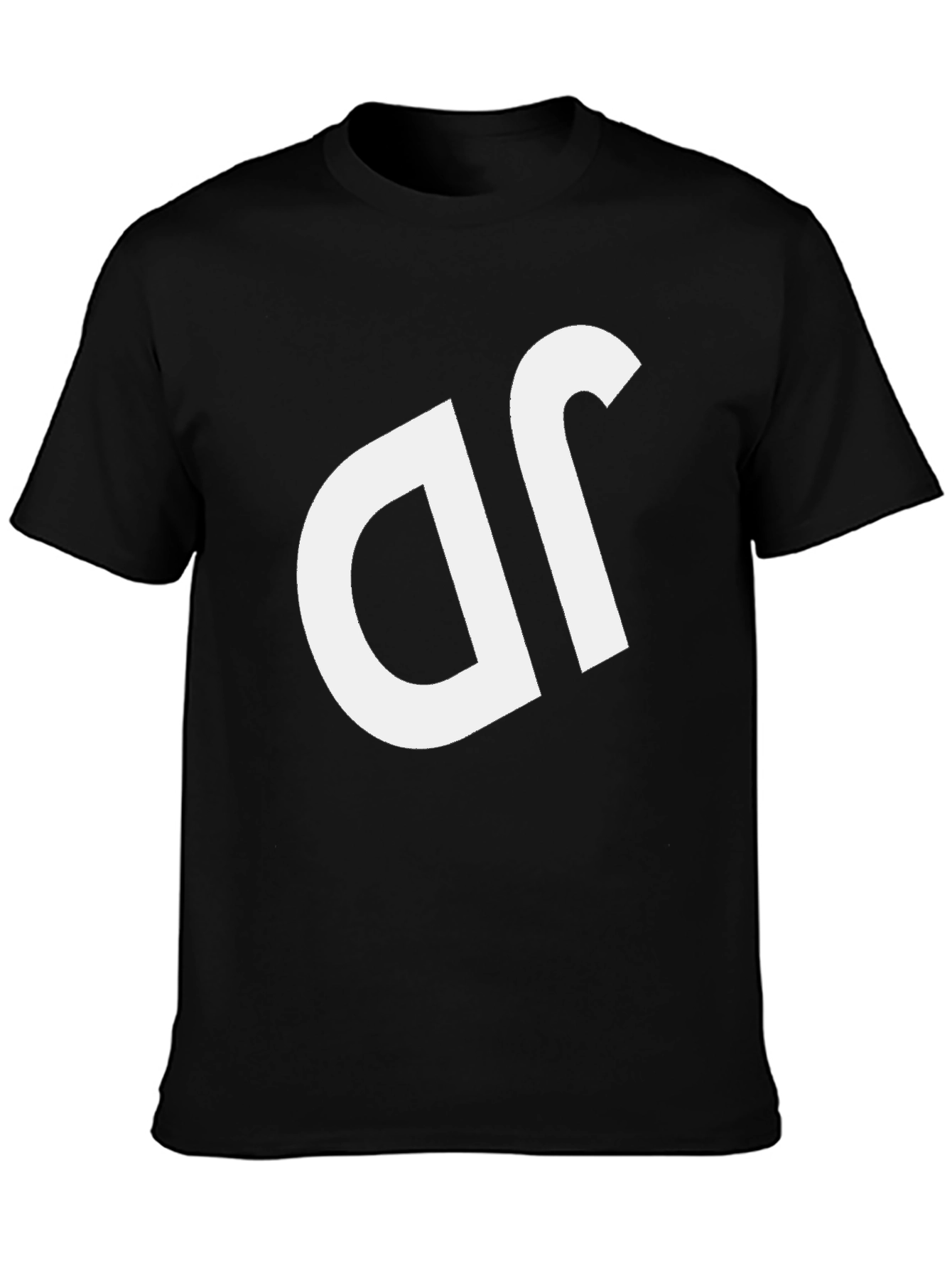 Black T-Shirt with White dR Logo