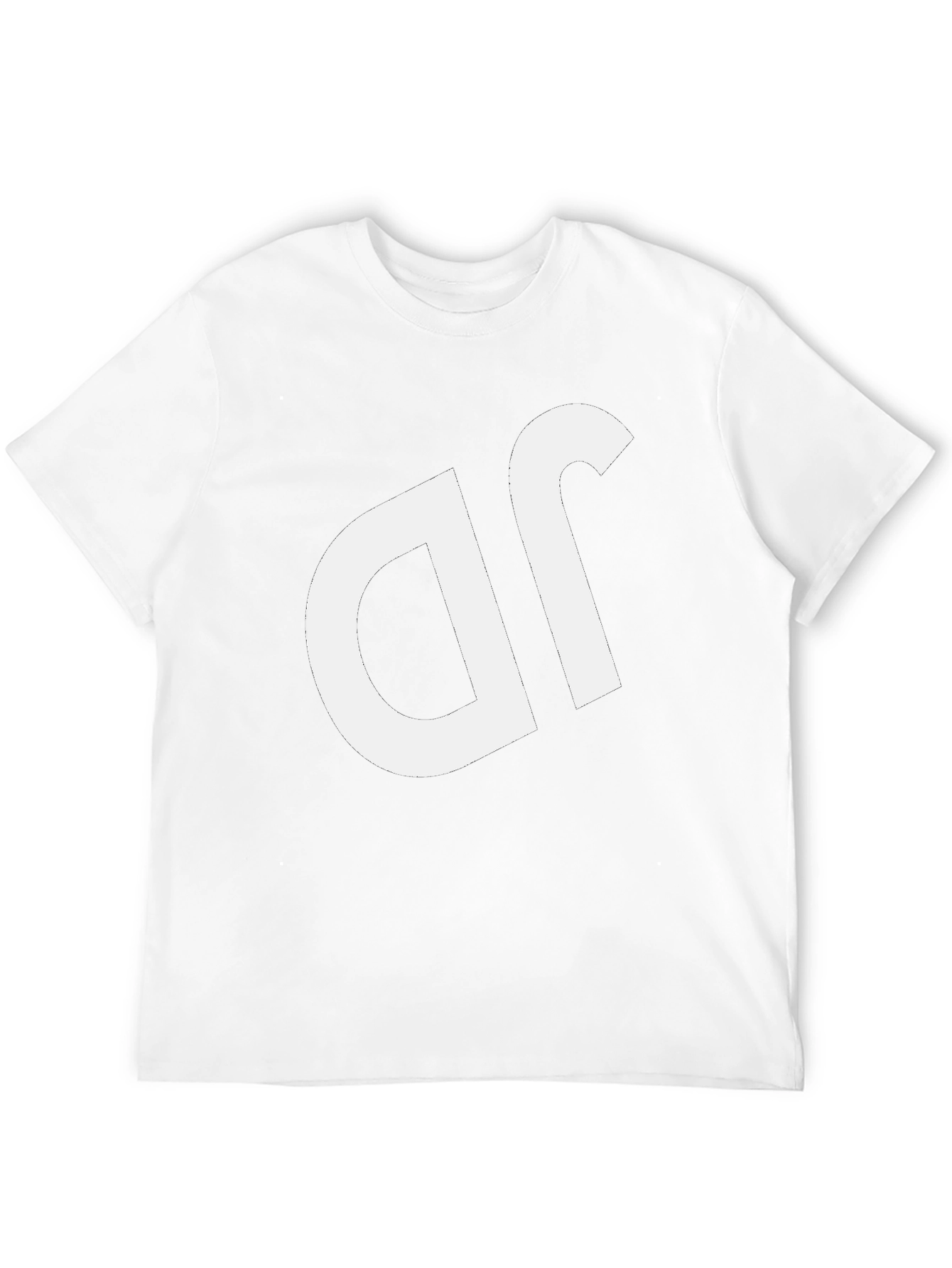 Black T-Shirt with White dR Logo