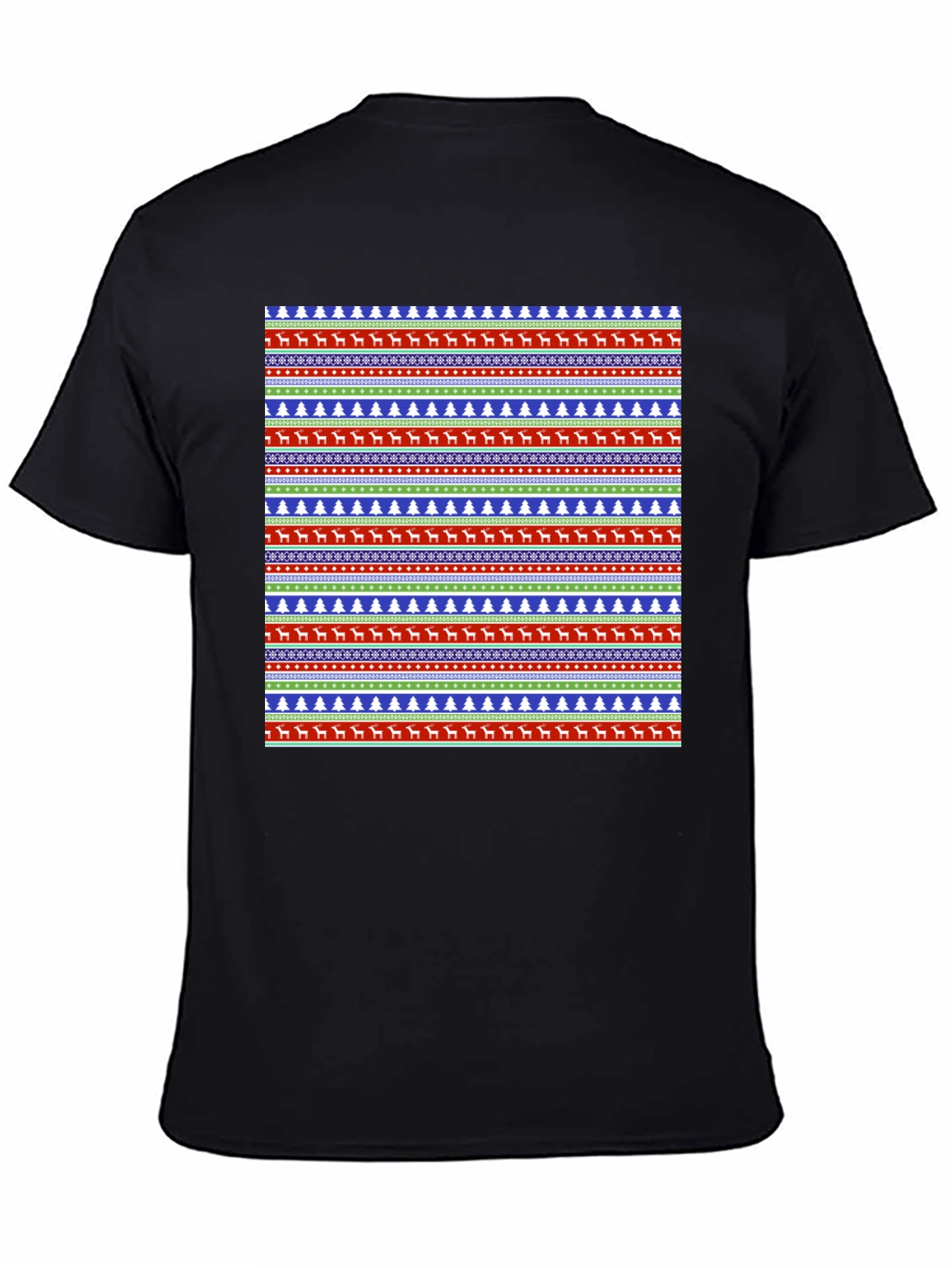 Ugly Christmas Sweater Pattern Graphic Tee