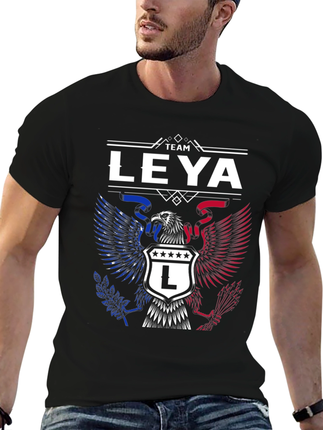 Team Leya Eagle Crest Graphic T-Shirt