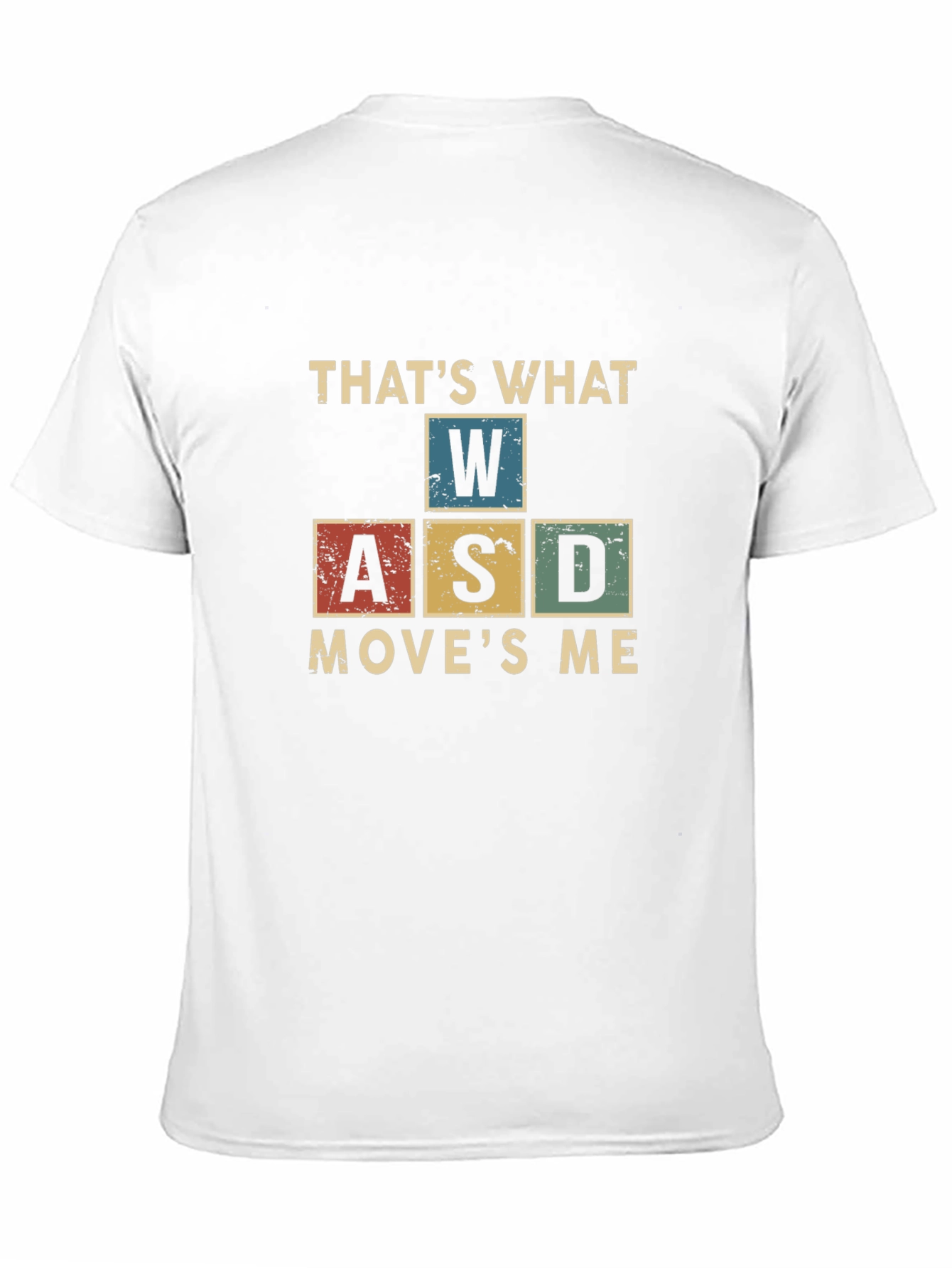 Gamer T-Shirt - WASD Moves Me