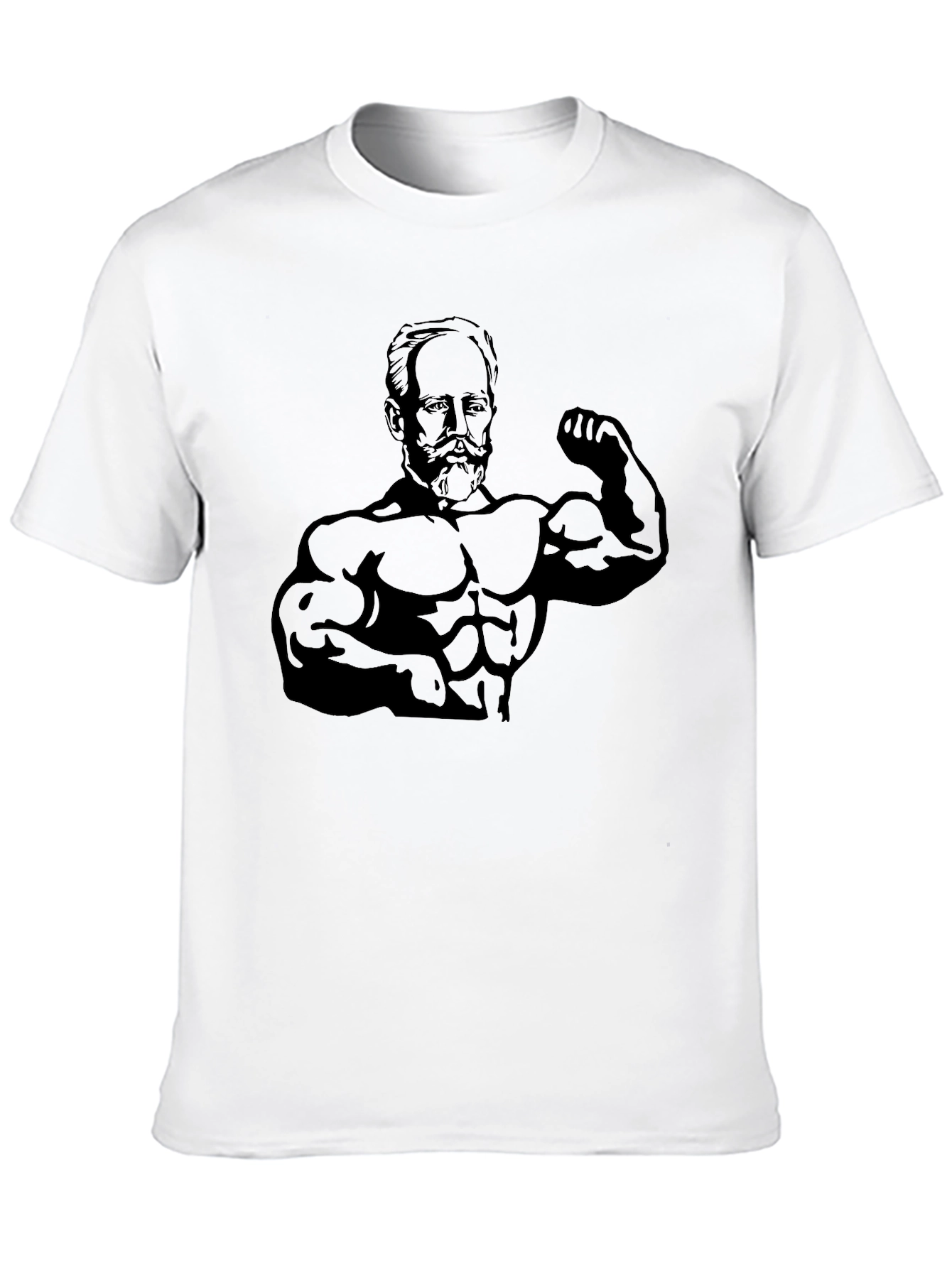 Funny Bodybuilder T-Shirt - Black Graphic Tee