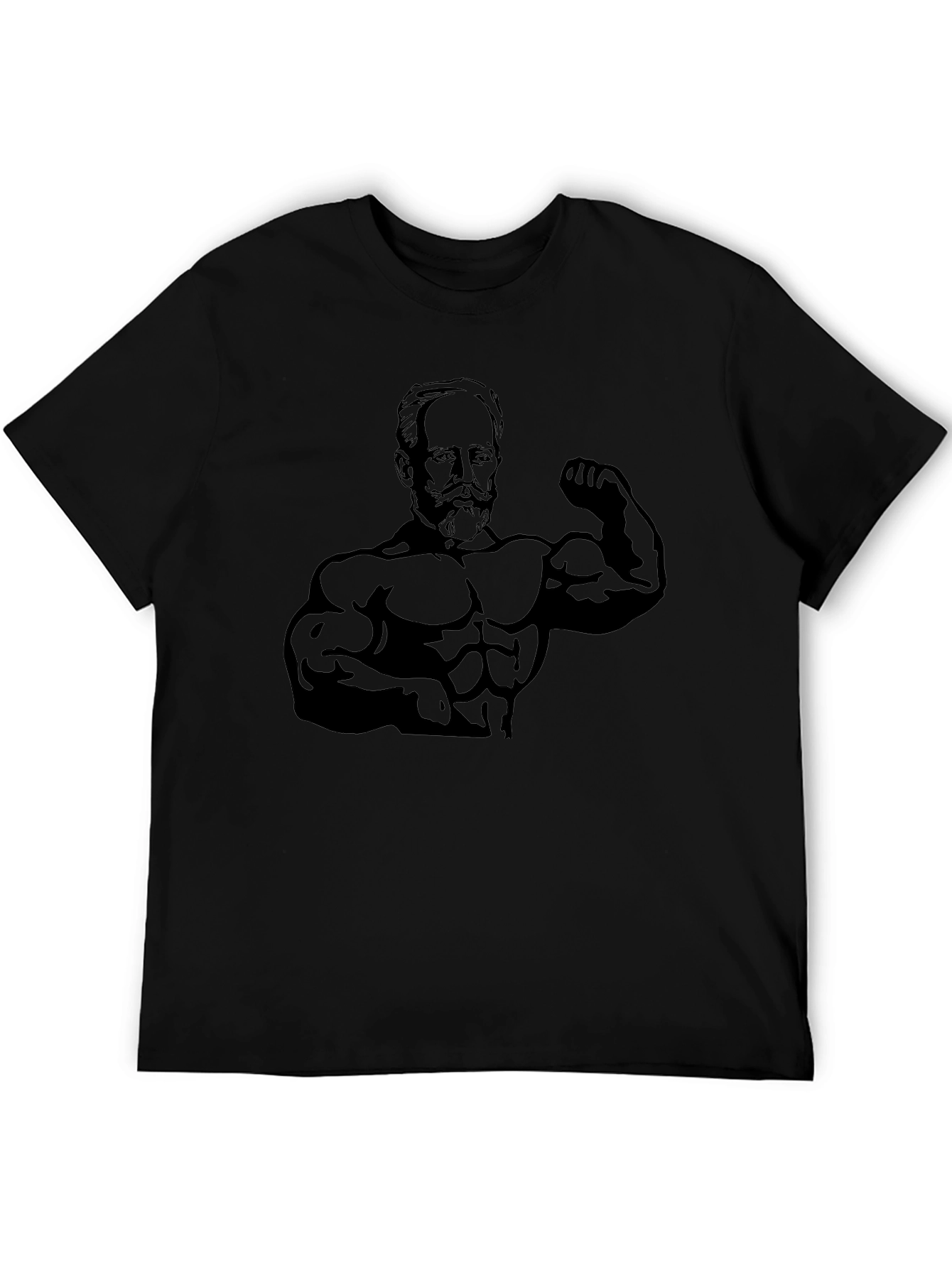 Funny Bodybuilder T-Shirt - Black Graphic Tee