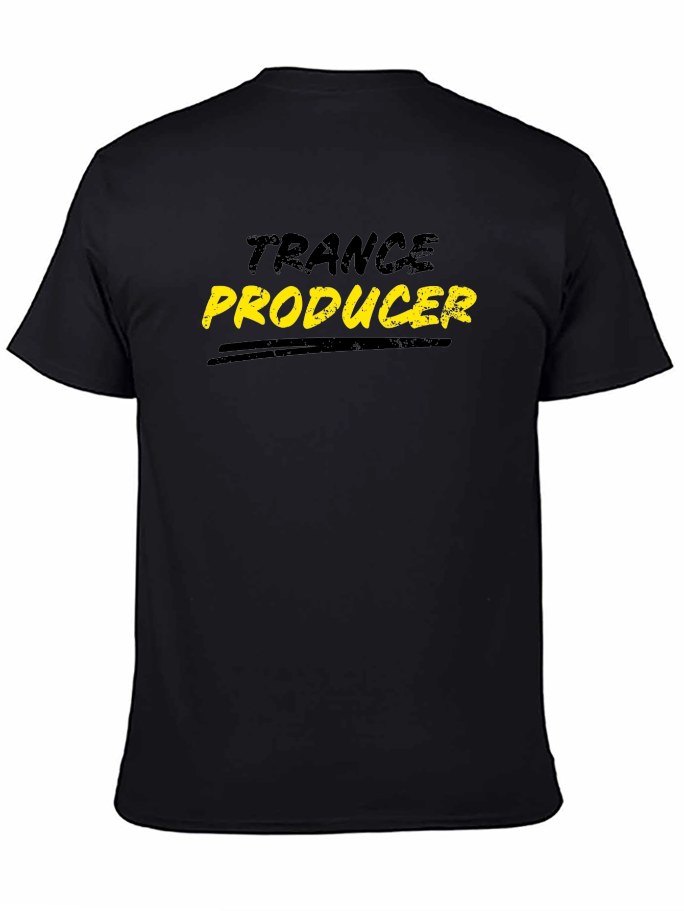 Trance Producer Black Graphic T-Shirt
