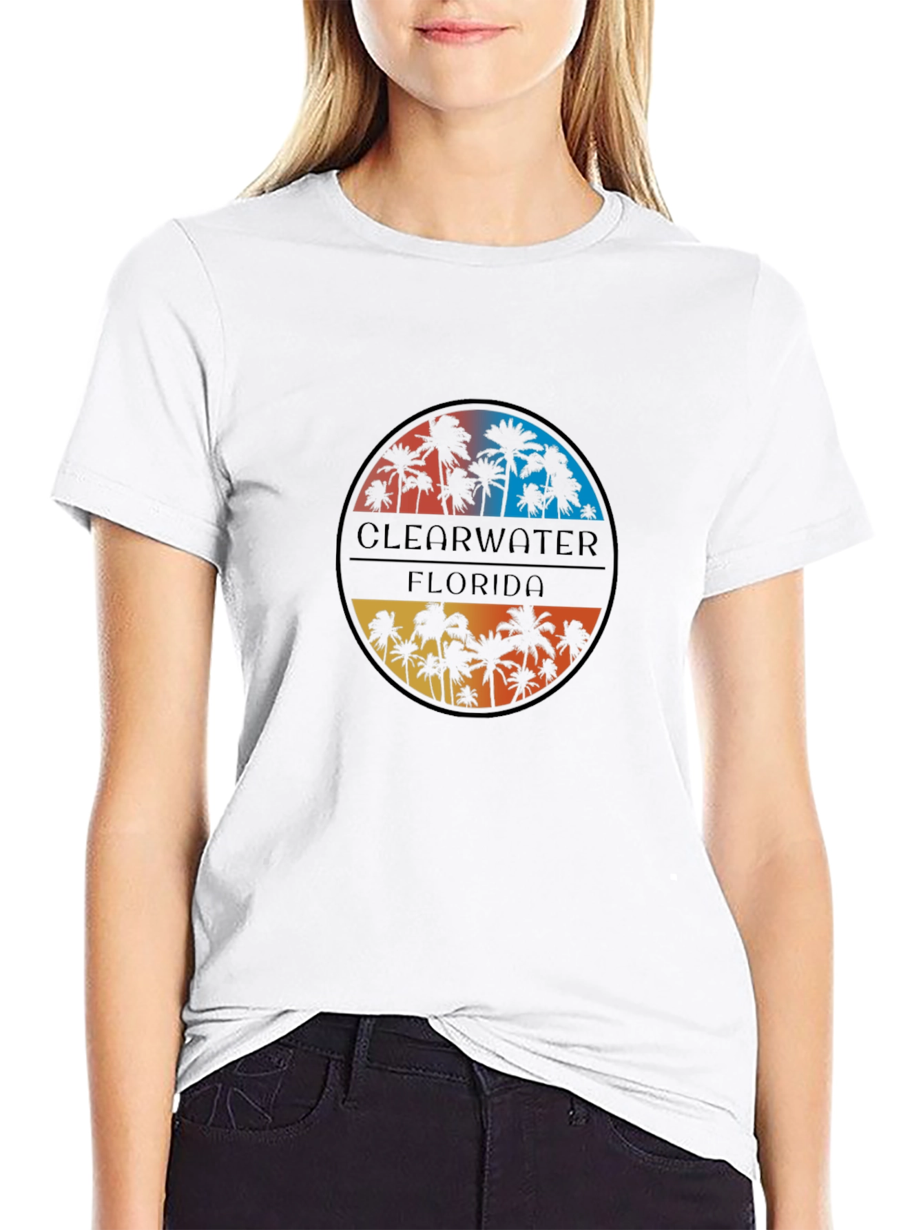 Clearwater Florida Palm Tree T-Shirt