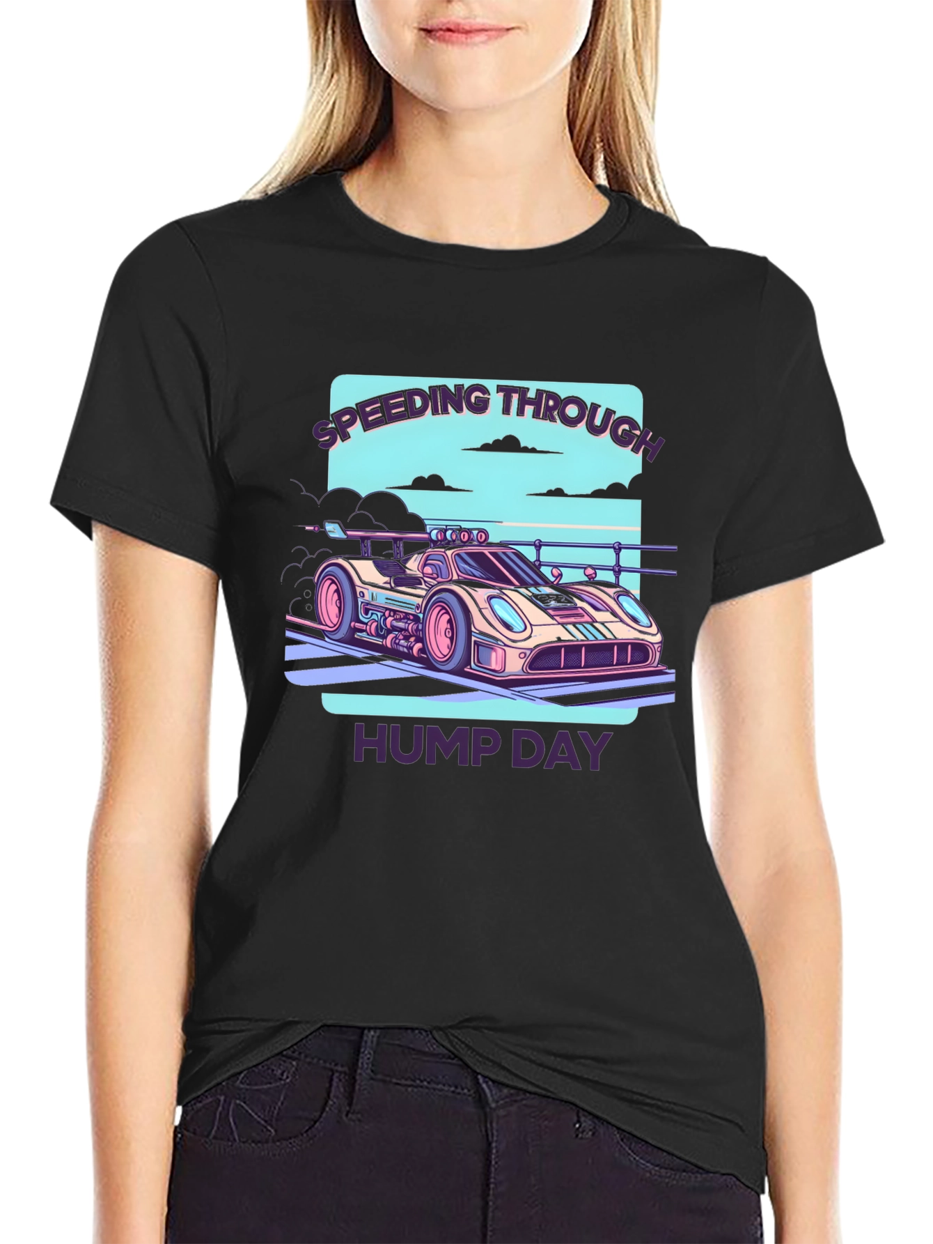 Speeding Through Hump Day Graphic Tee