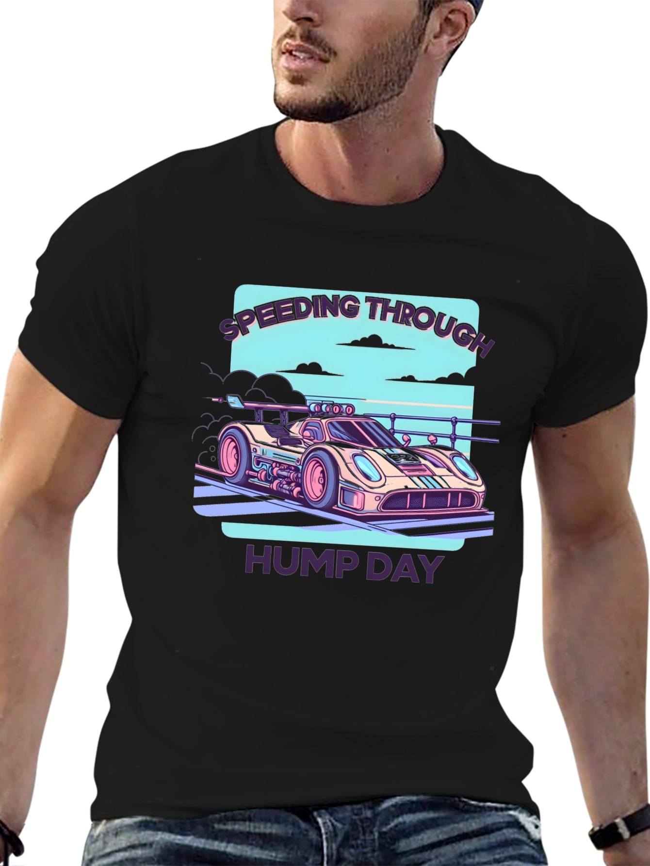 Speeding Through Hump Day Graphic Tee