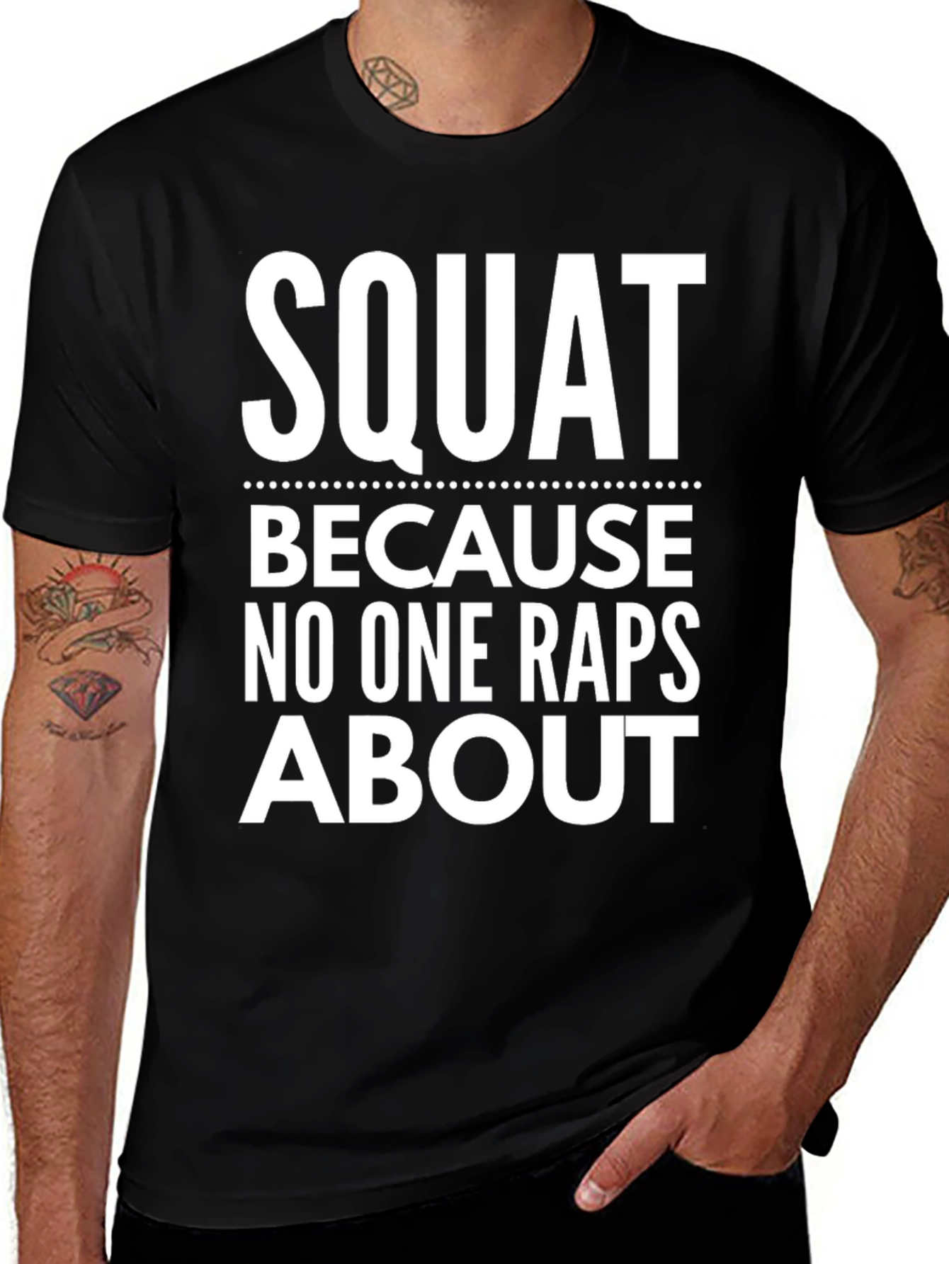 Squat T-Shirt - Funny Workout Gym Apparel