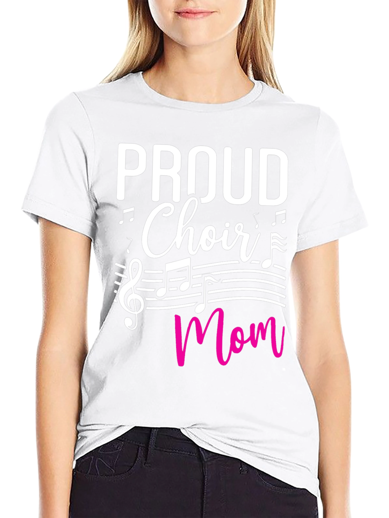 Proud Choir Mom T-Shirt - Music Lover Tee