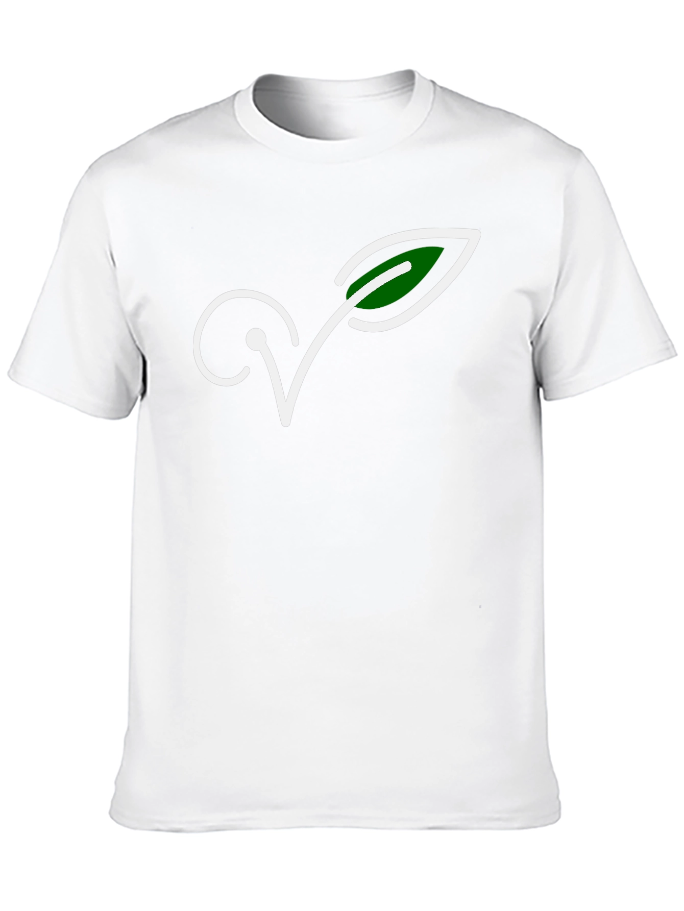 Vegan Symbol T-Shirt - Black Ethical Fashion