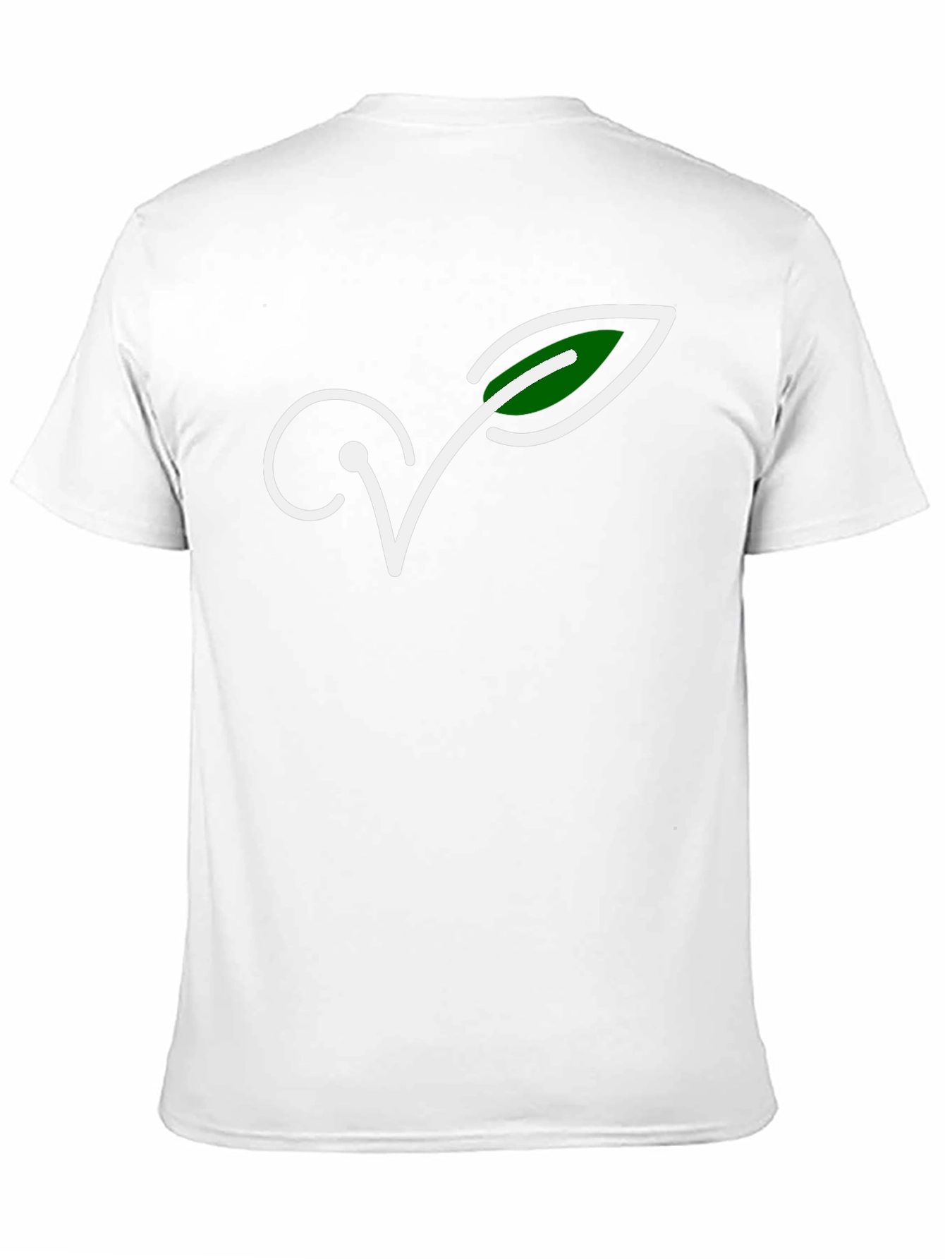 Vegan Symbol T-Shirt - Black Ethical Fashion