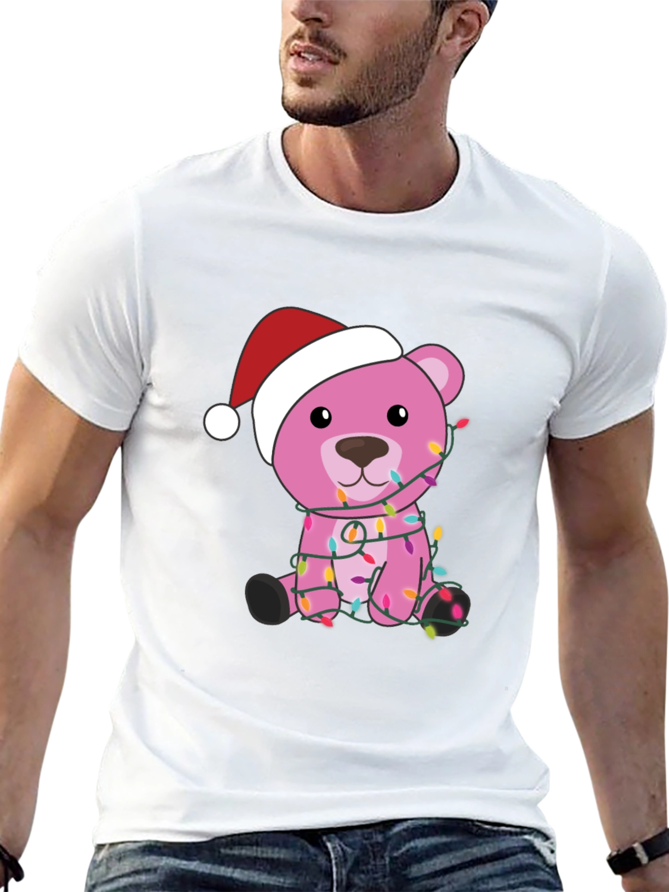 Christmas Bear Lights T-Shirt