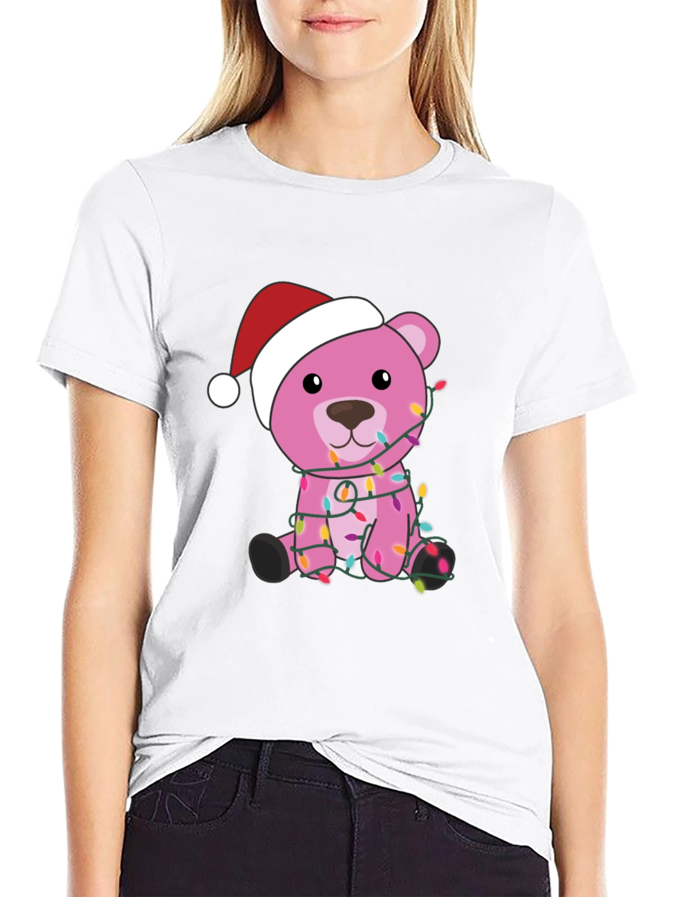 Christmas Bear Lights T-Shirt