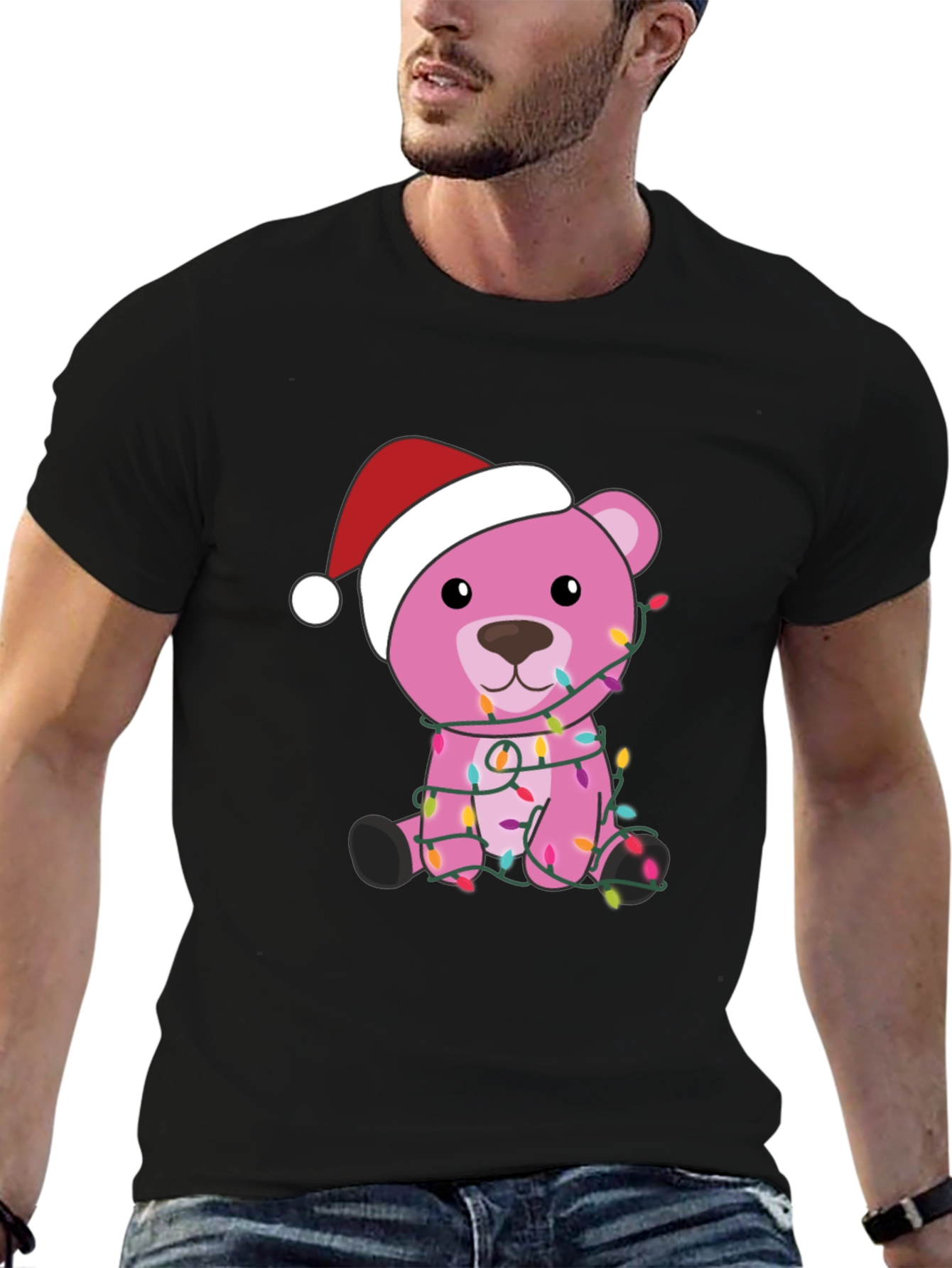 Christmas Bear Lights T-Shirt