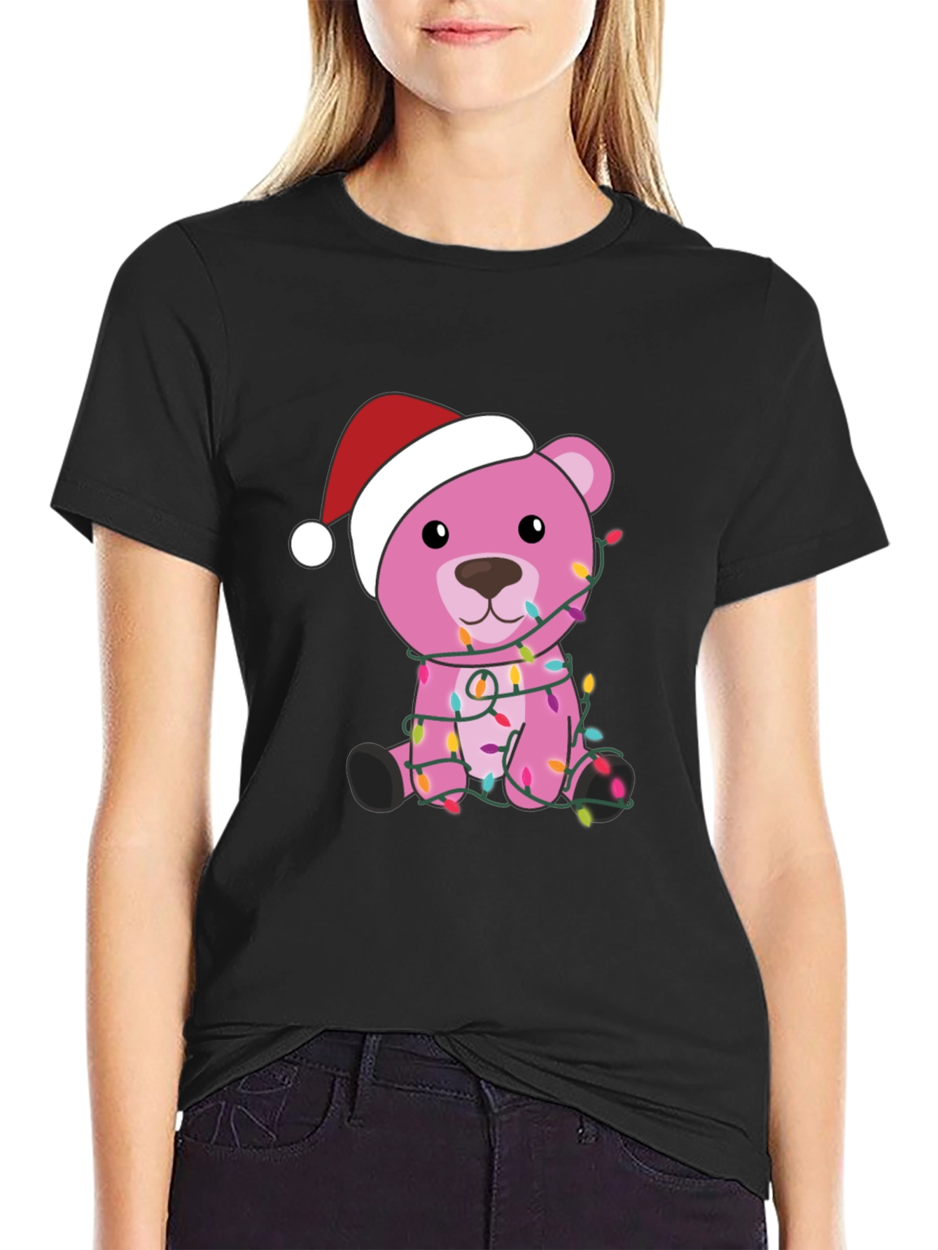 Christmas Bear Lights T-Shirt