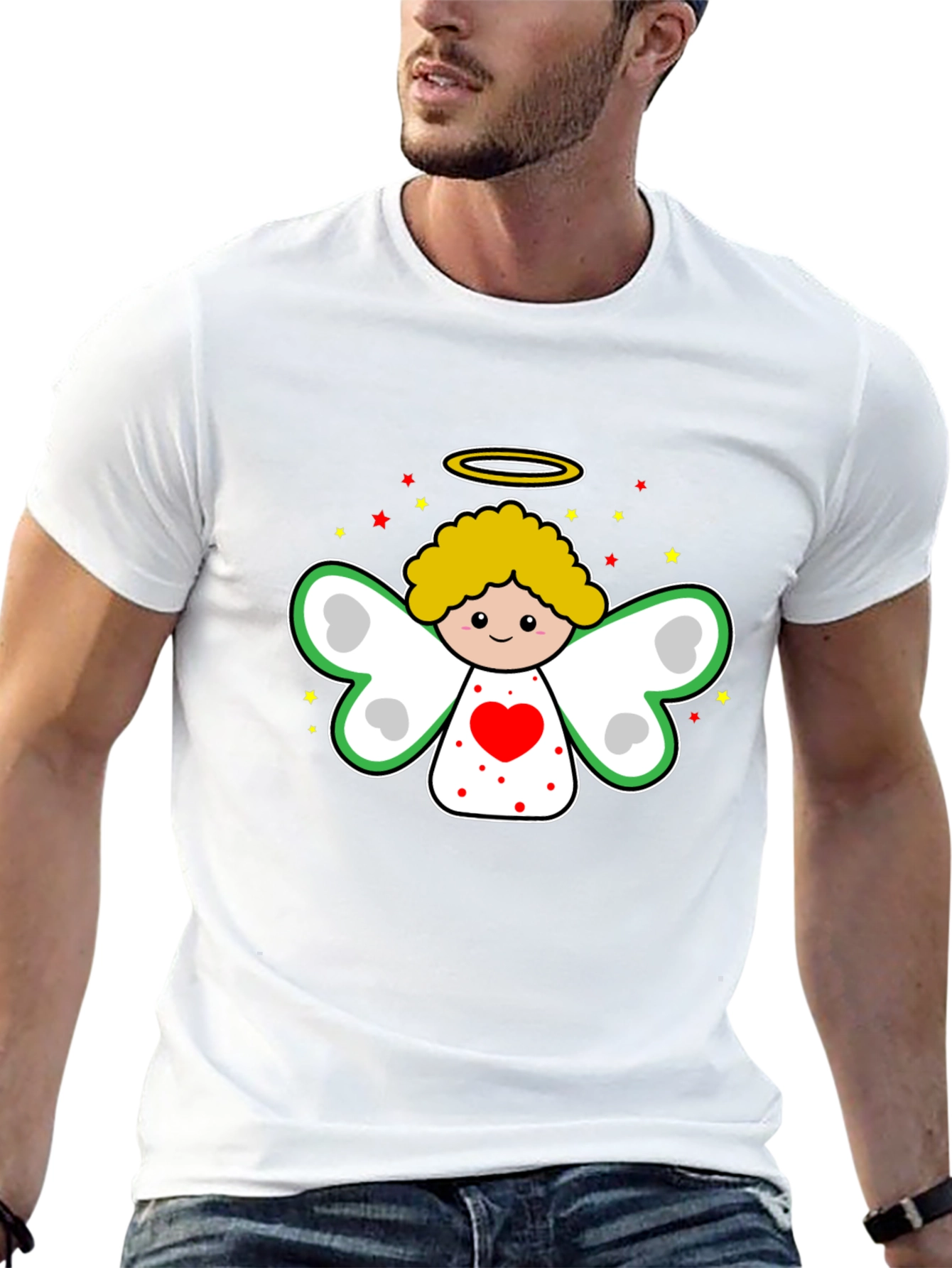 Cute Angel Graphic T-Shirt
