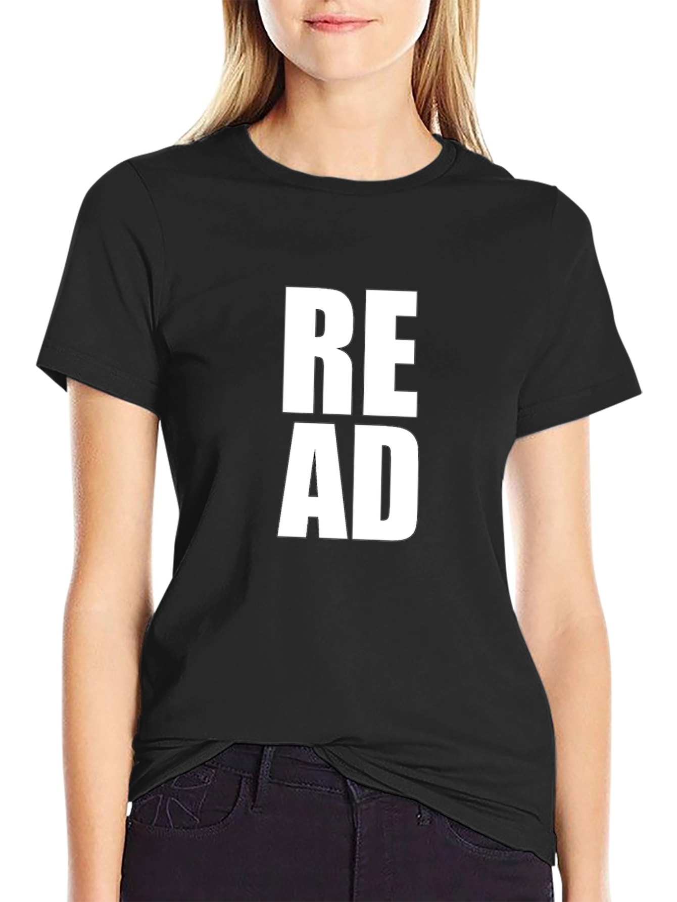 Read Graphic T-Shirt - Black Cotton Tee