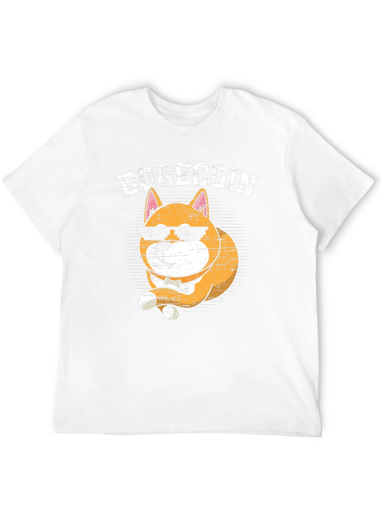 DogeCoin Crypto Cartoon Graphic T-Shirt