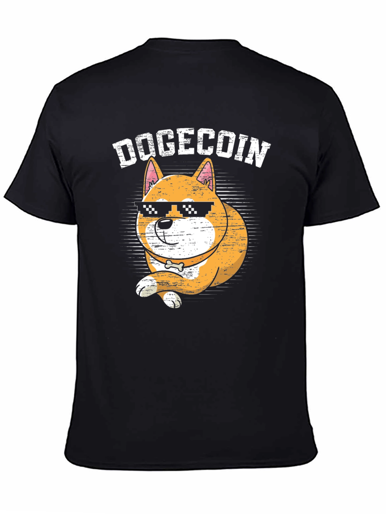 DogeCoin Crypto Cartoon Graphic T-Shirt