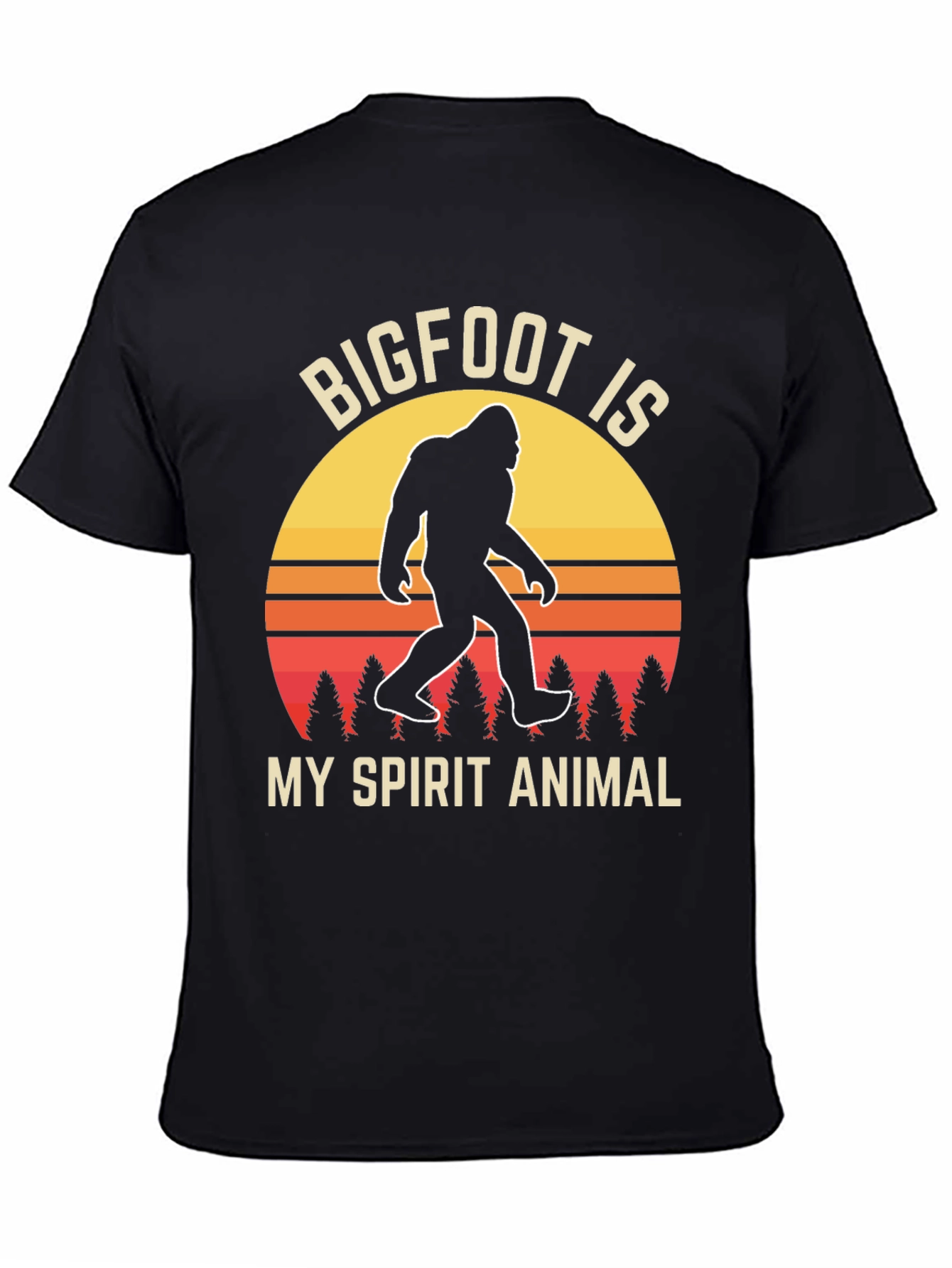 Bigfoot Spirit Animal T-Shirt - Retro Design
