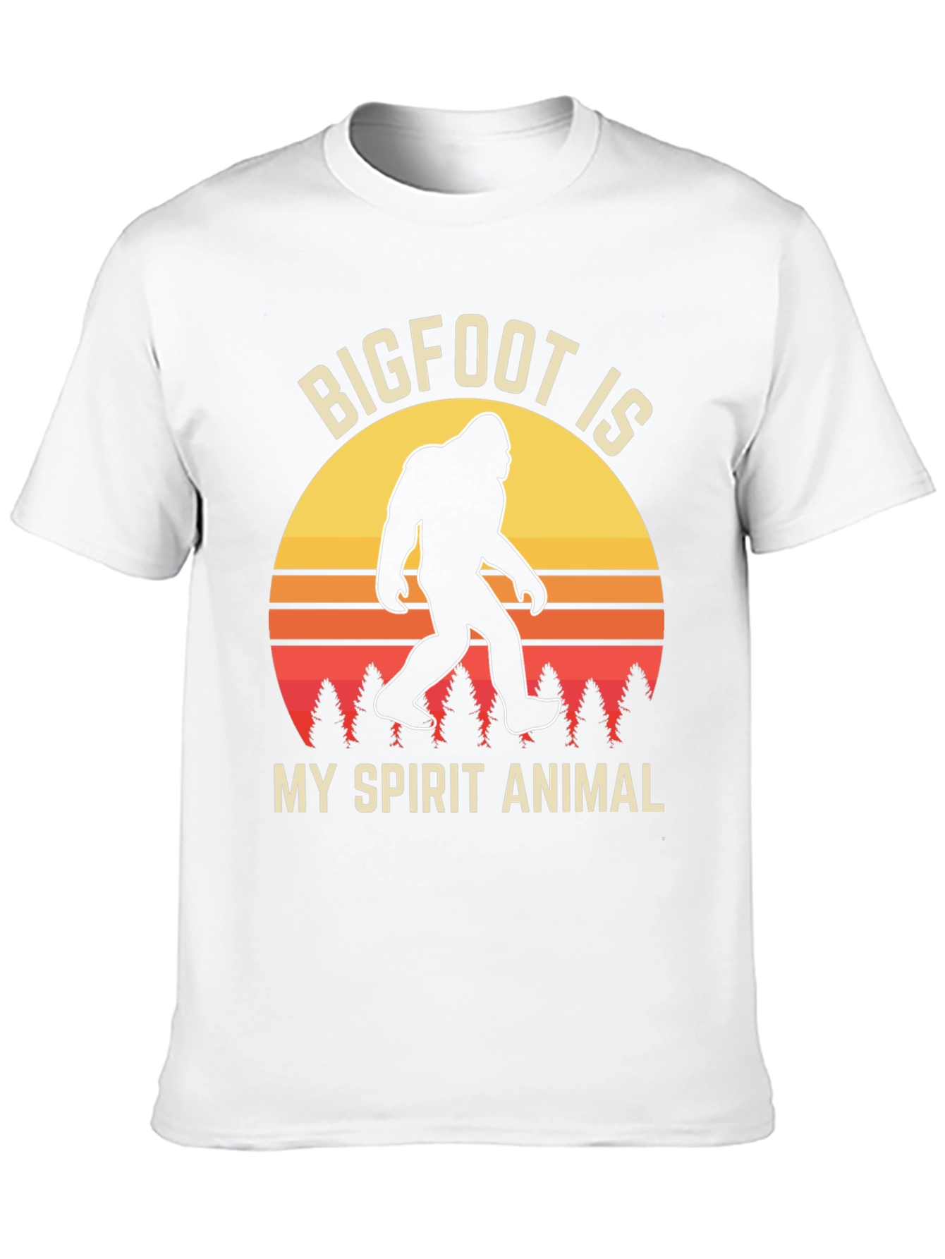 Bigfoot Spirit Animal T-Shirt - Retro Design