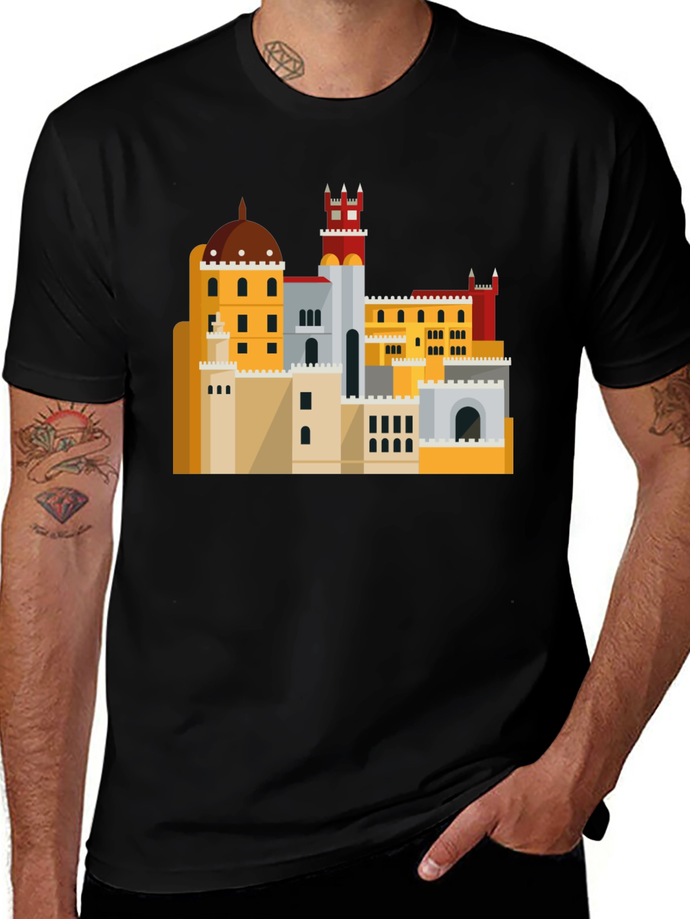 Architectural Landmark Graphic Tee