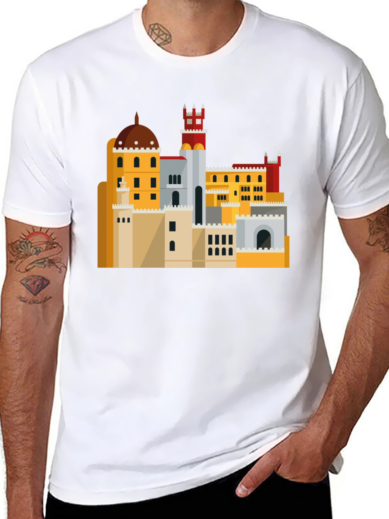 Architectural Landmark Graphic Tee