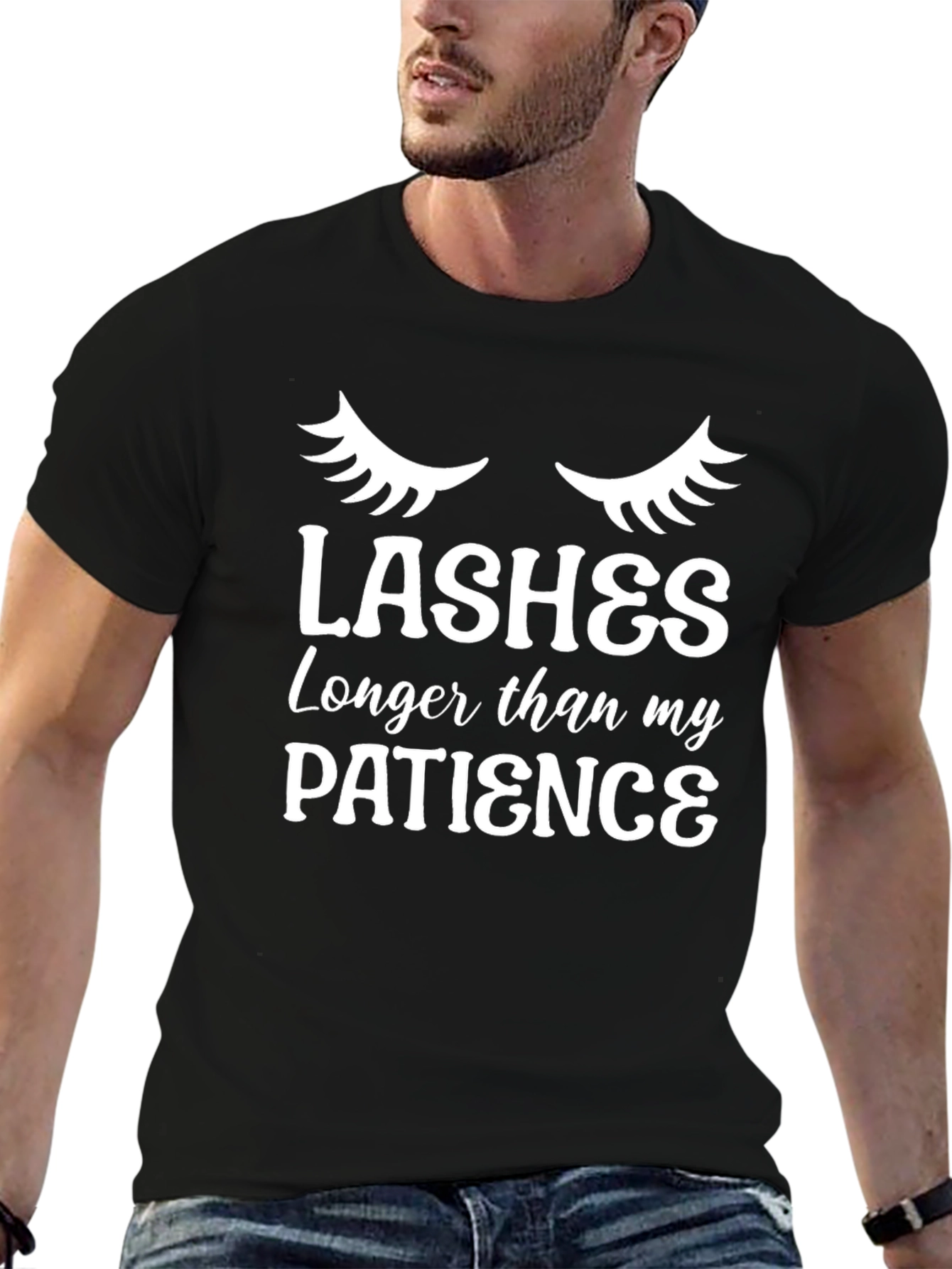 Lashes Longer Than My Patience - Graphic Tee