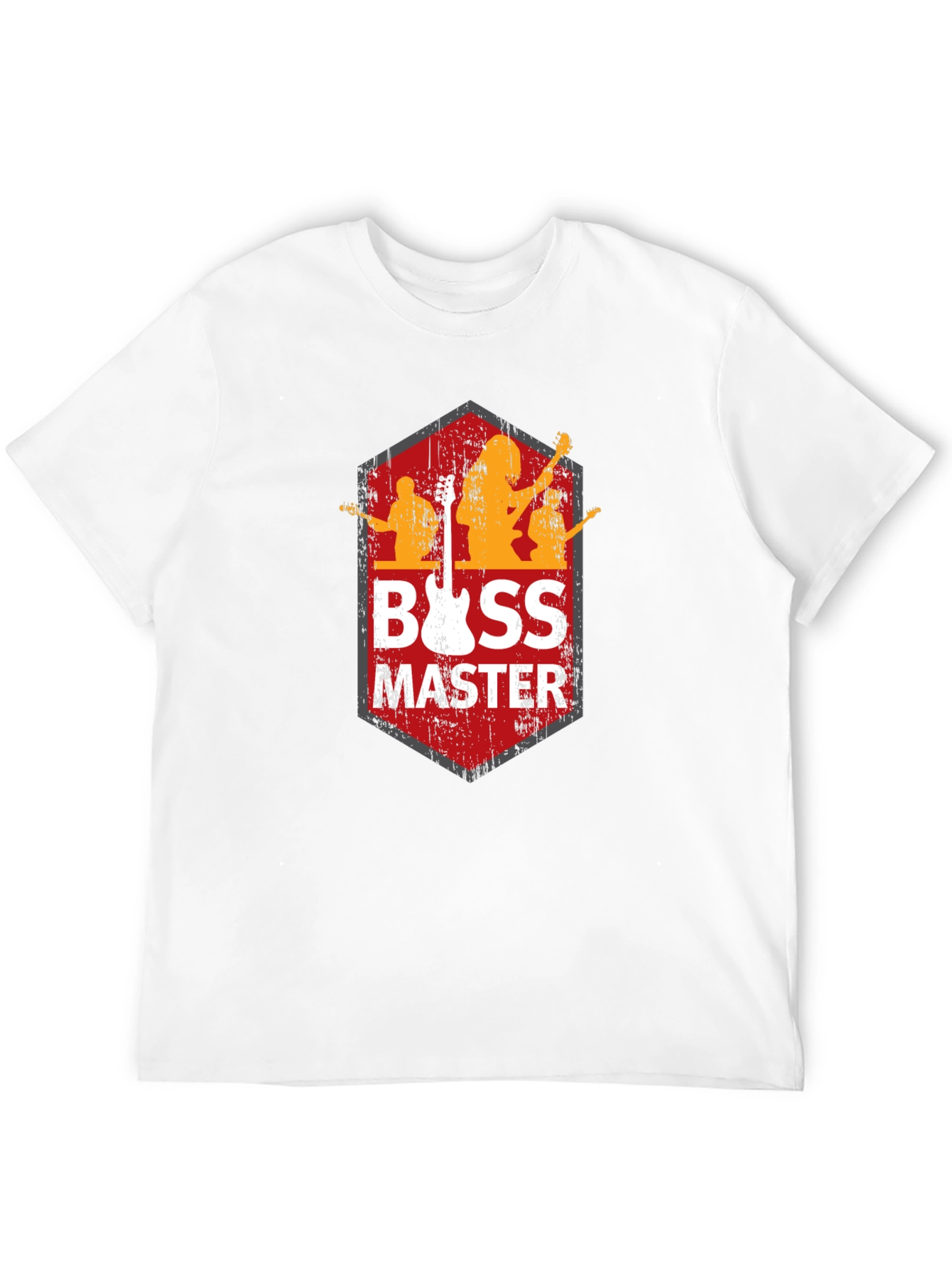 Bass Master Black Graphic T-Shirt for Music Lovers