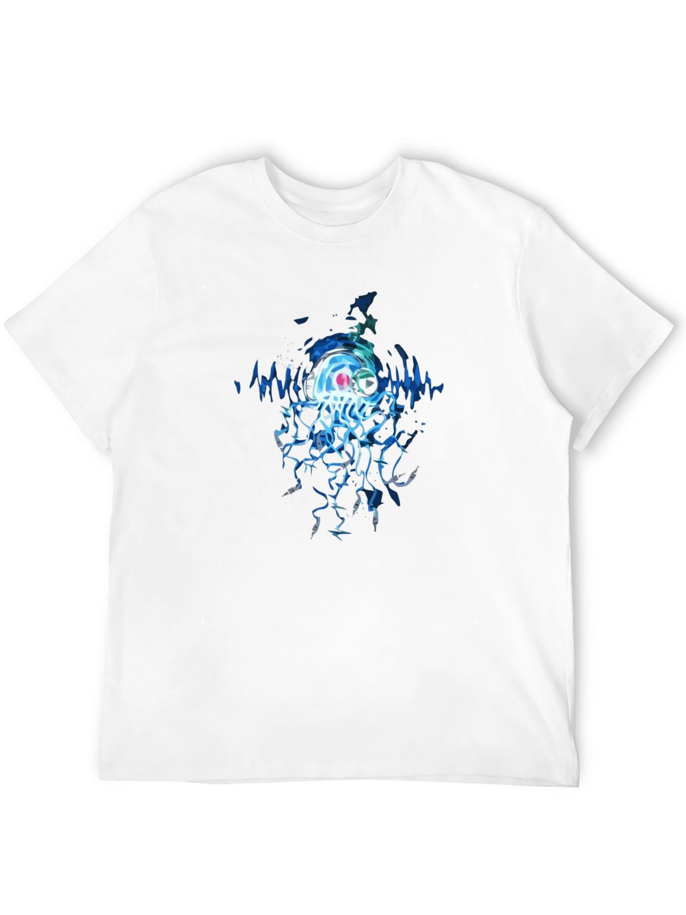 Jellyfish DJ Graphic Tee - Cool Black T-Shirt