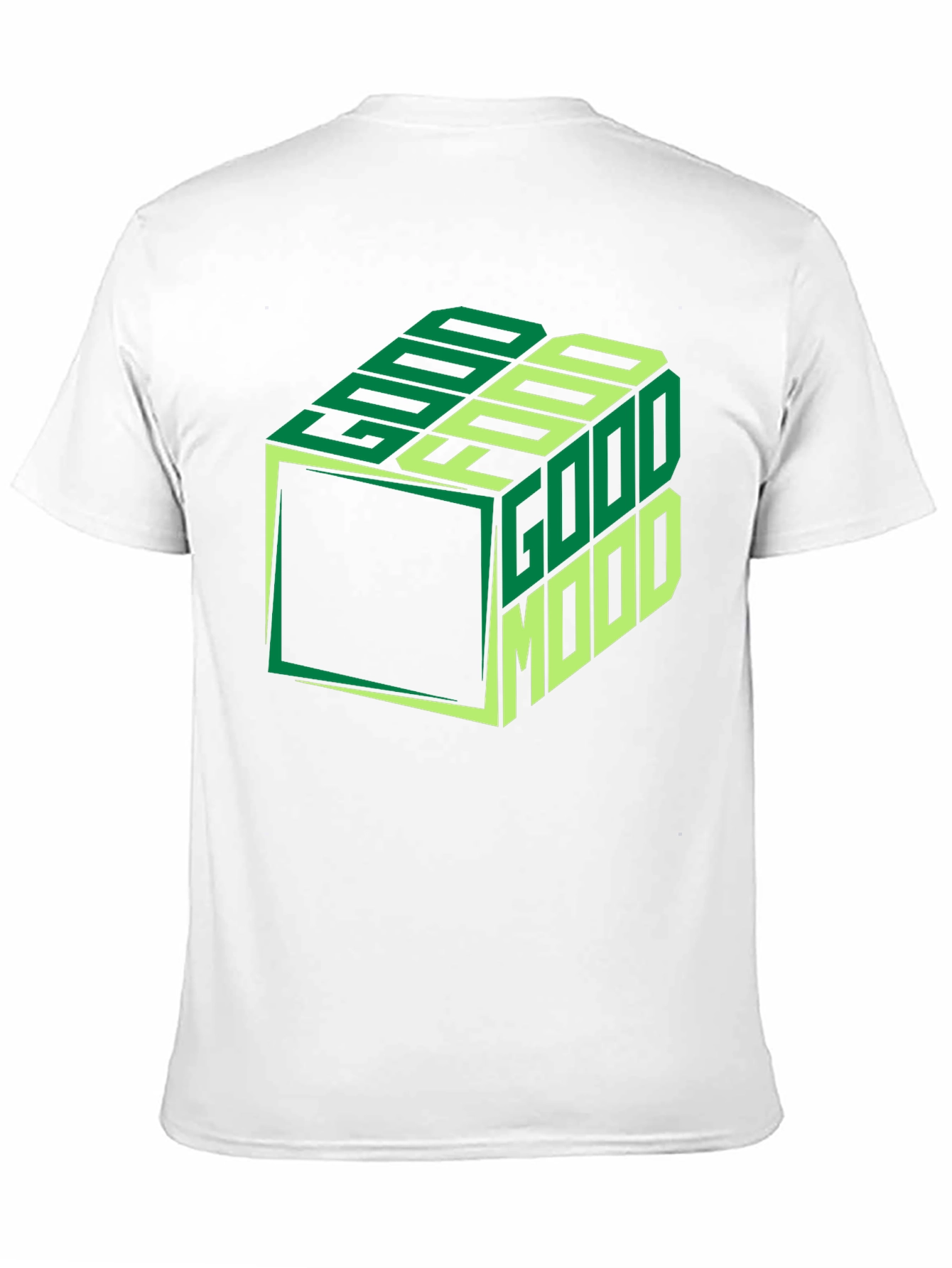 Good Mood Cube Graphic Tee - Stylish Comfort