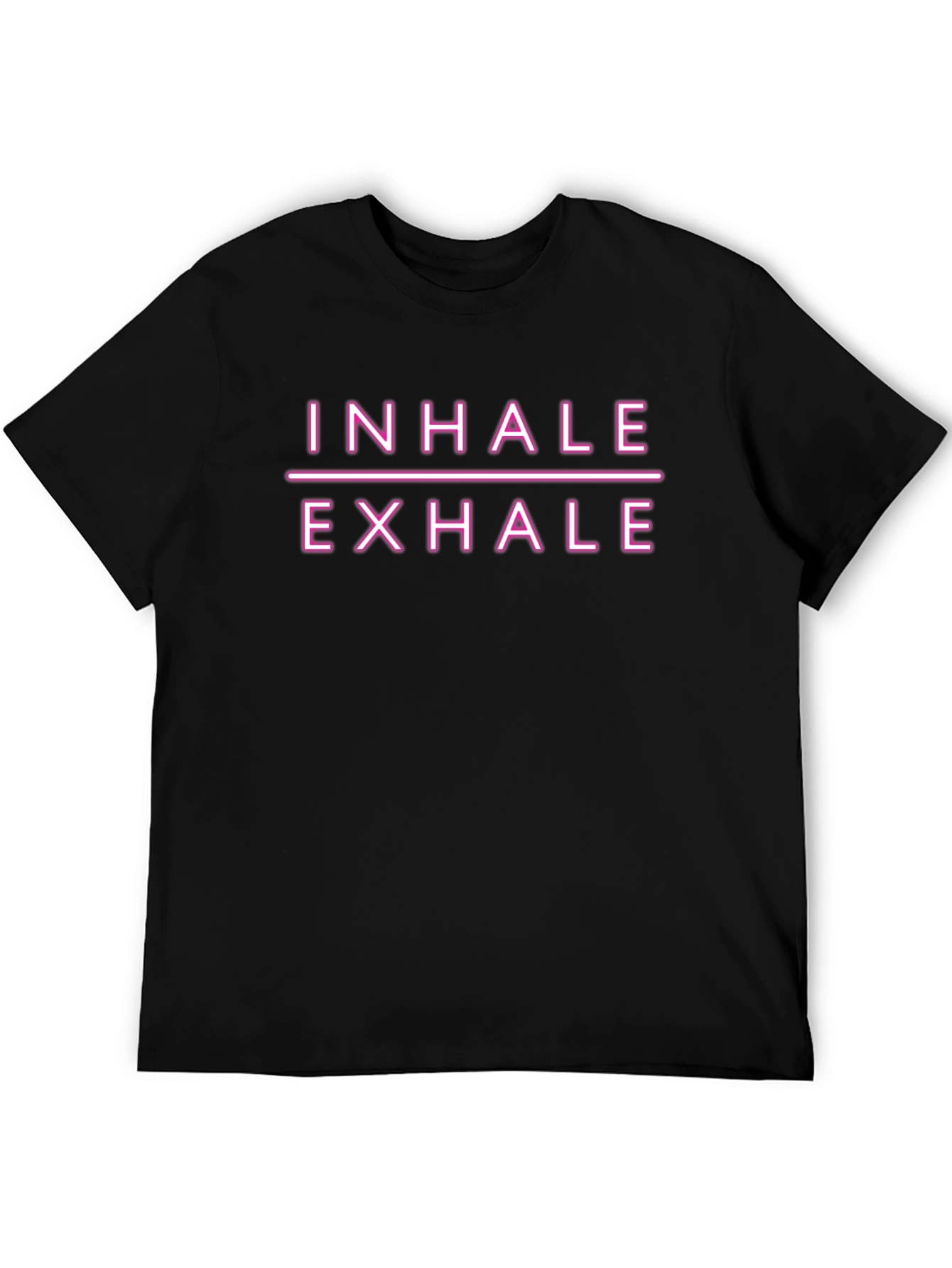 Inhale Exhale Graphic T-Shirt - Relax & Breathe