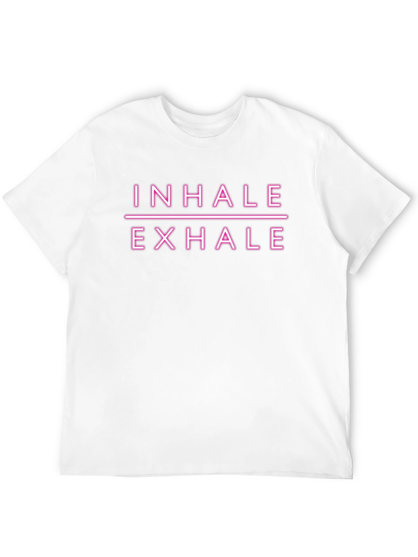 Inhale Exhale Graphic T-Shirt - Relax & Breathe