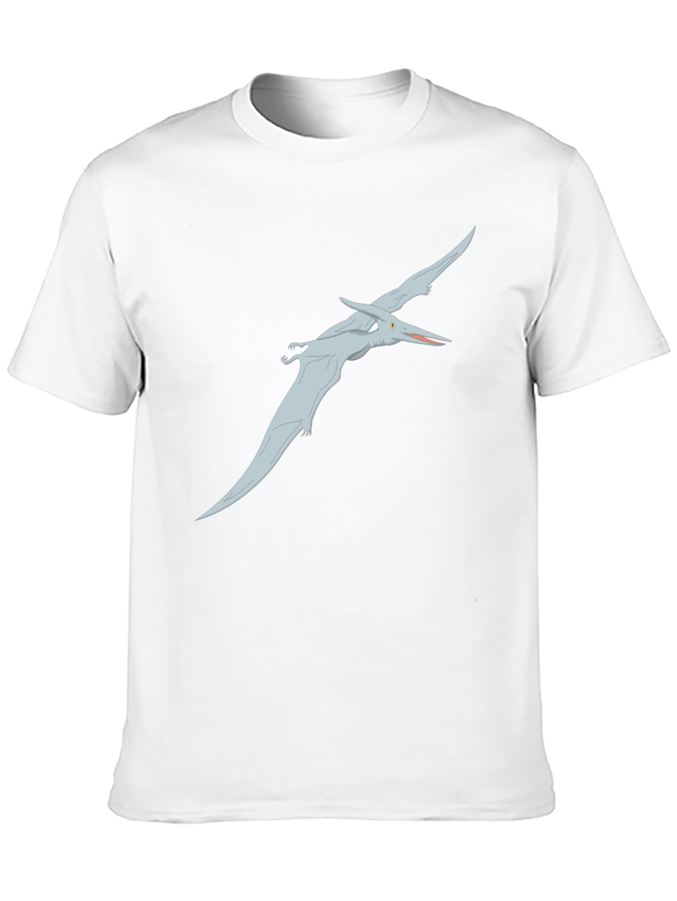 Pterodactyl Graphic Tee - Black Cotton Shirt