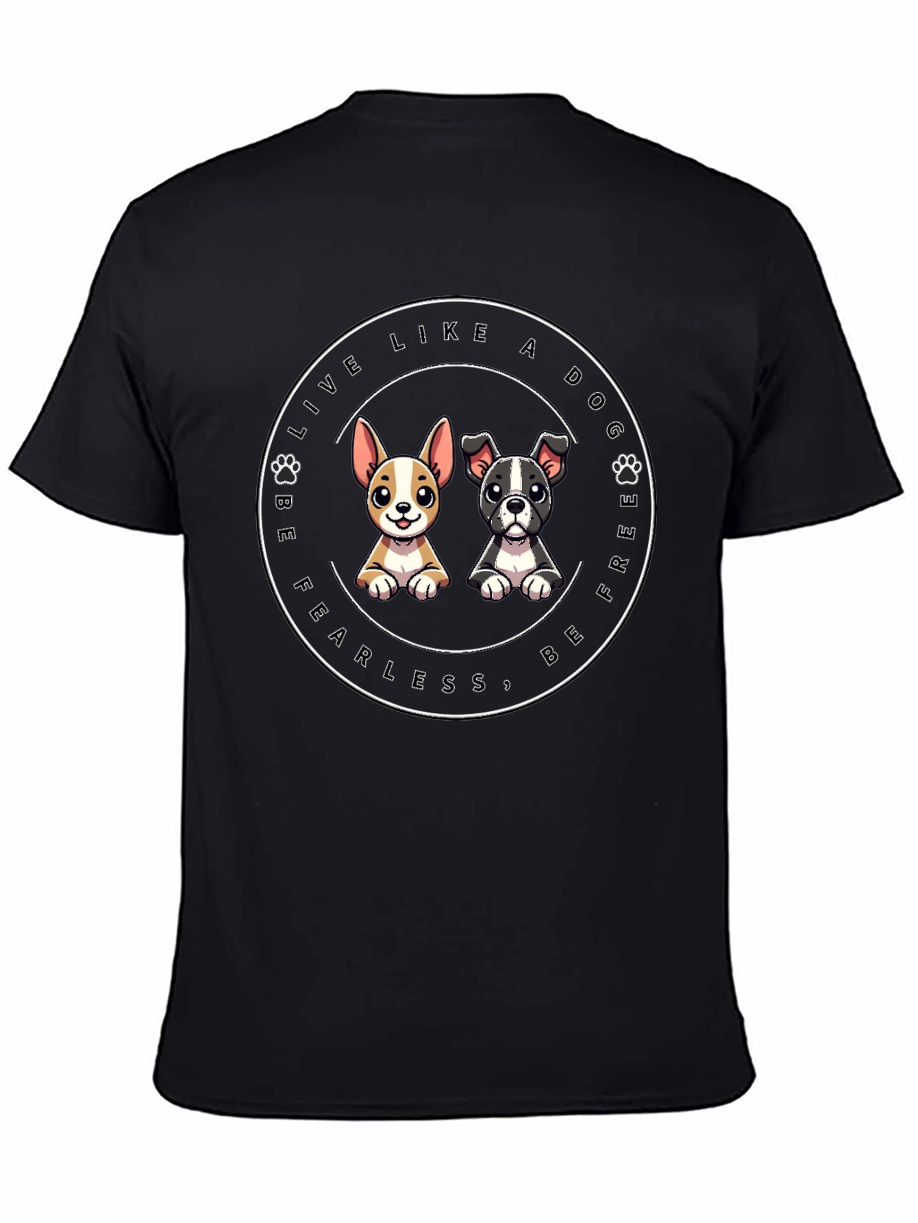 Dog Lover Graphic Tee - Be Free & Fearless!