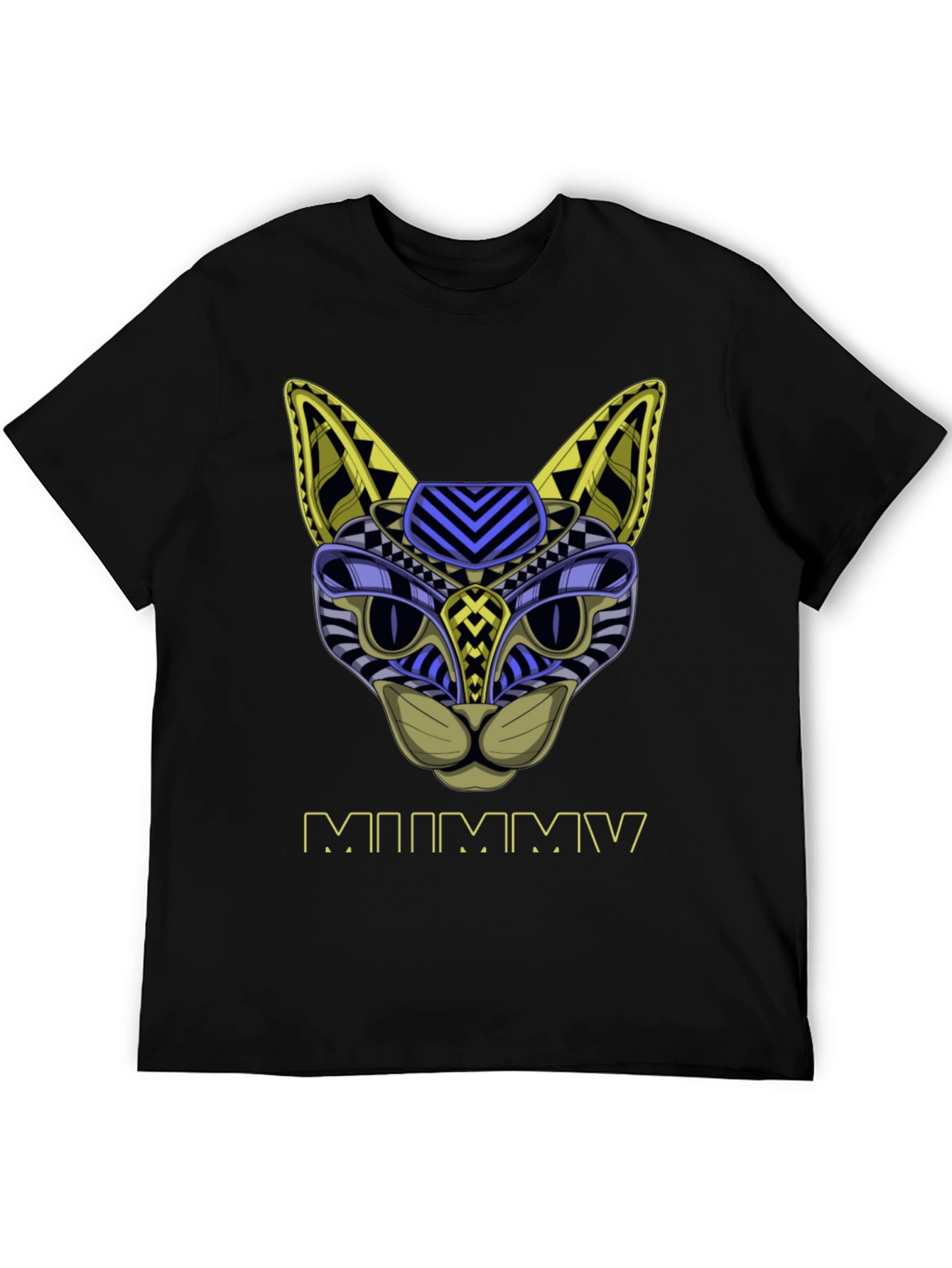 Abstract Mummy Cat T-Shirt