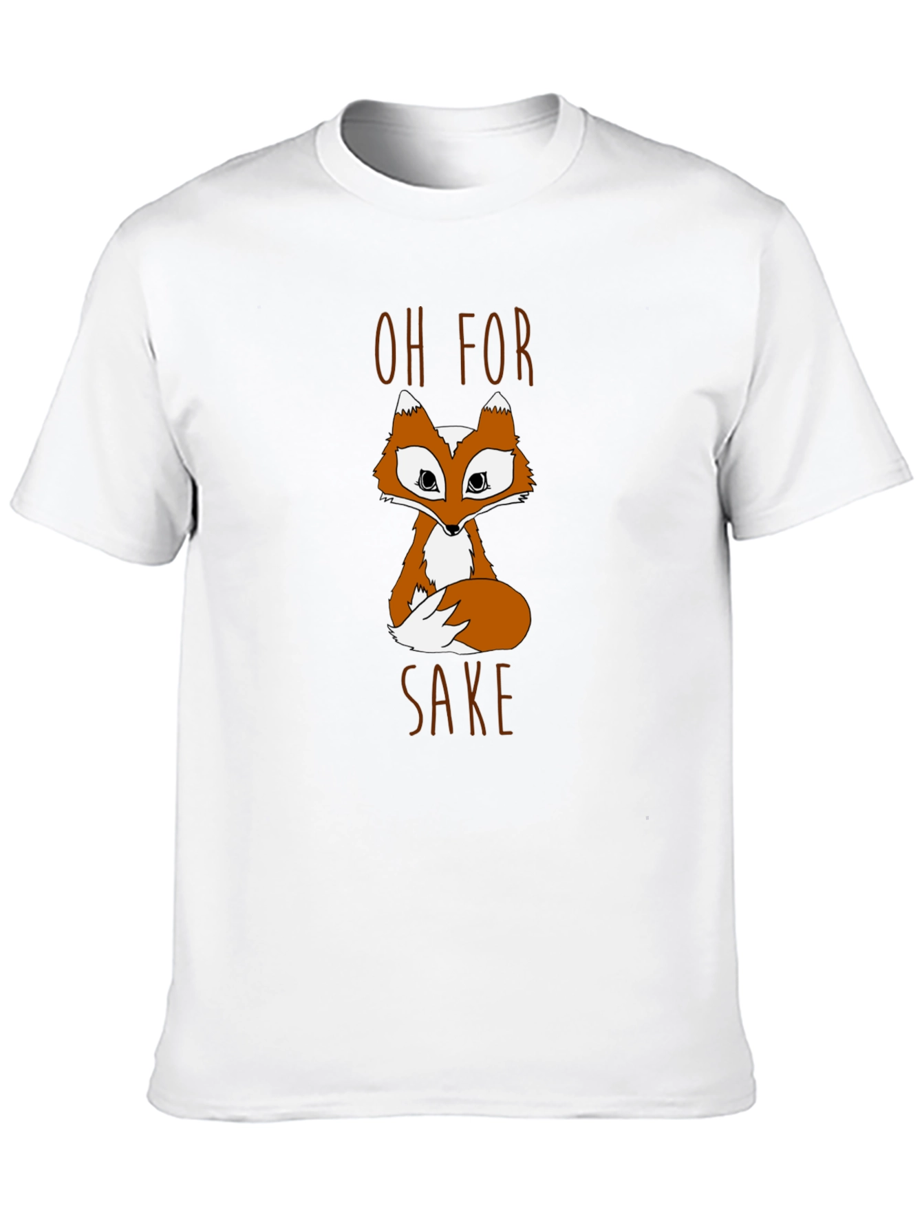 Oh For Fox Sake Graphic T-Shirt - Black