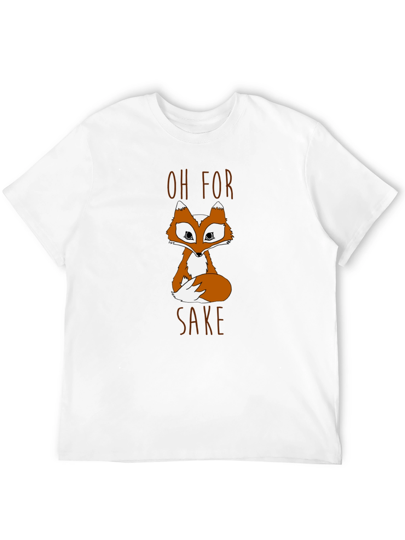 Oh For Fox Sake Graphic T-Shirt - Black