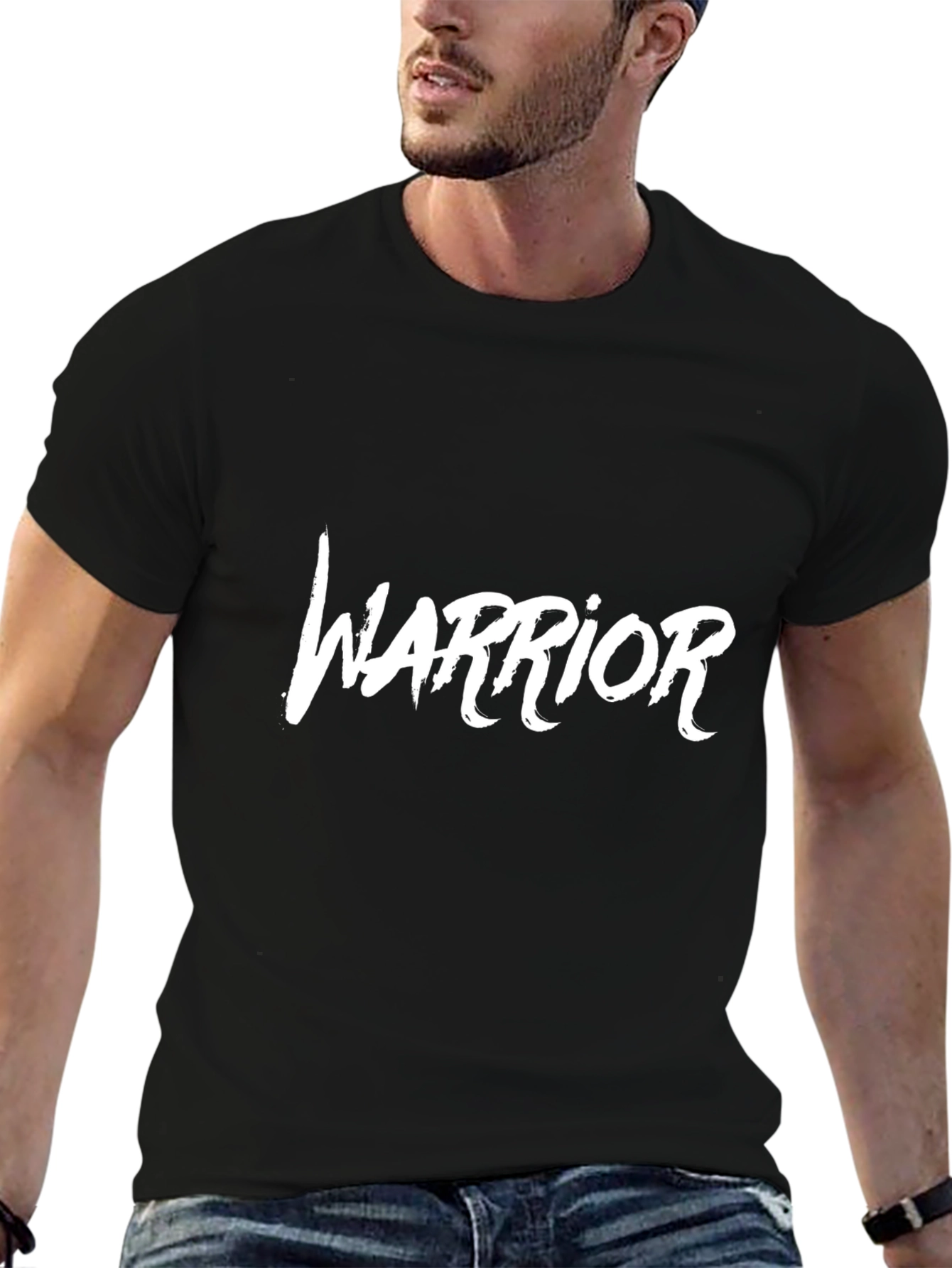 Warrior Graphic Tee - Soft Cotton Blend