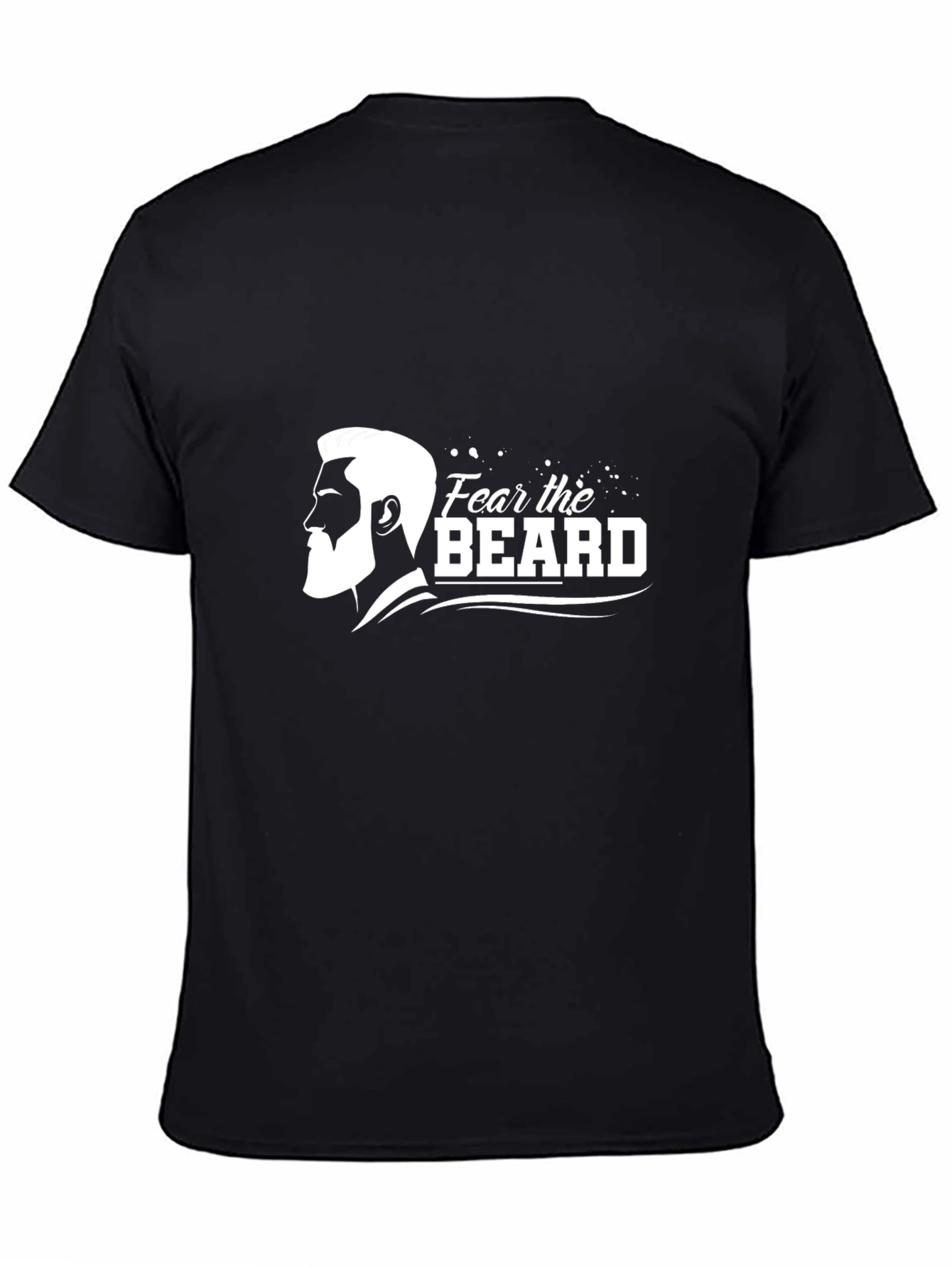 Fear the Beard Graphic T-Shirt - Black