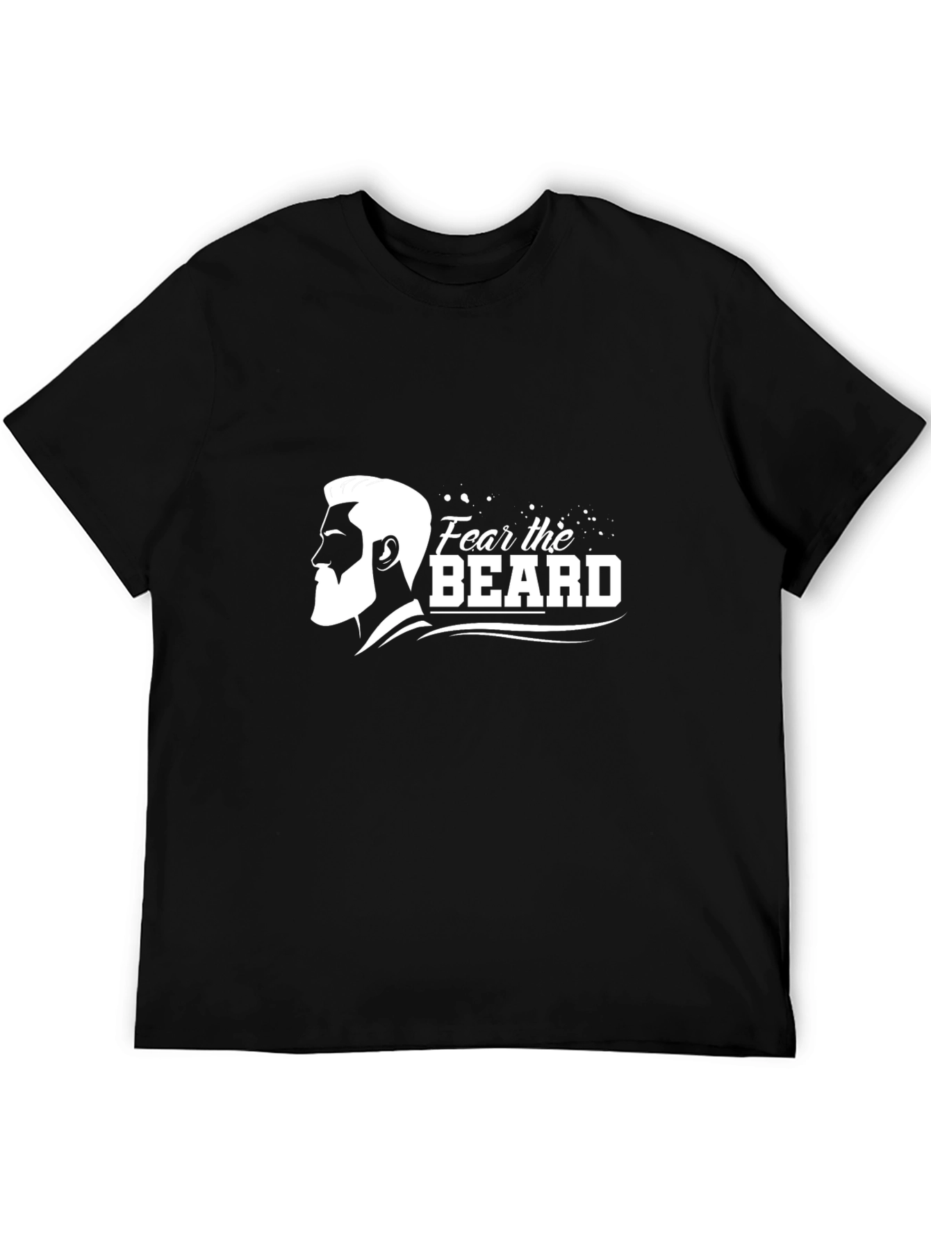 Fear the Beard Graphic T-Shirt - Black
