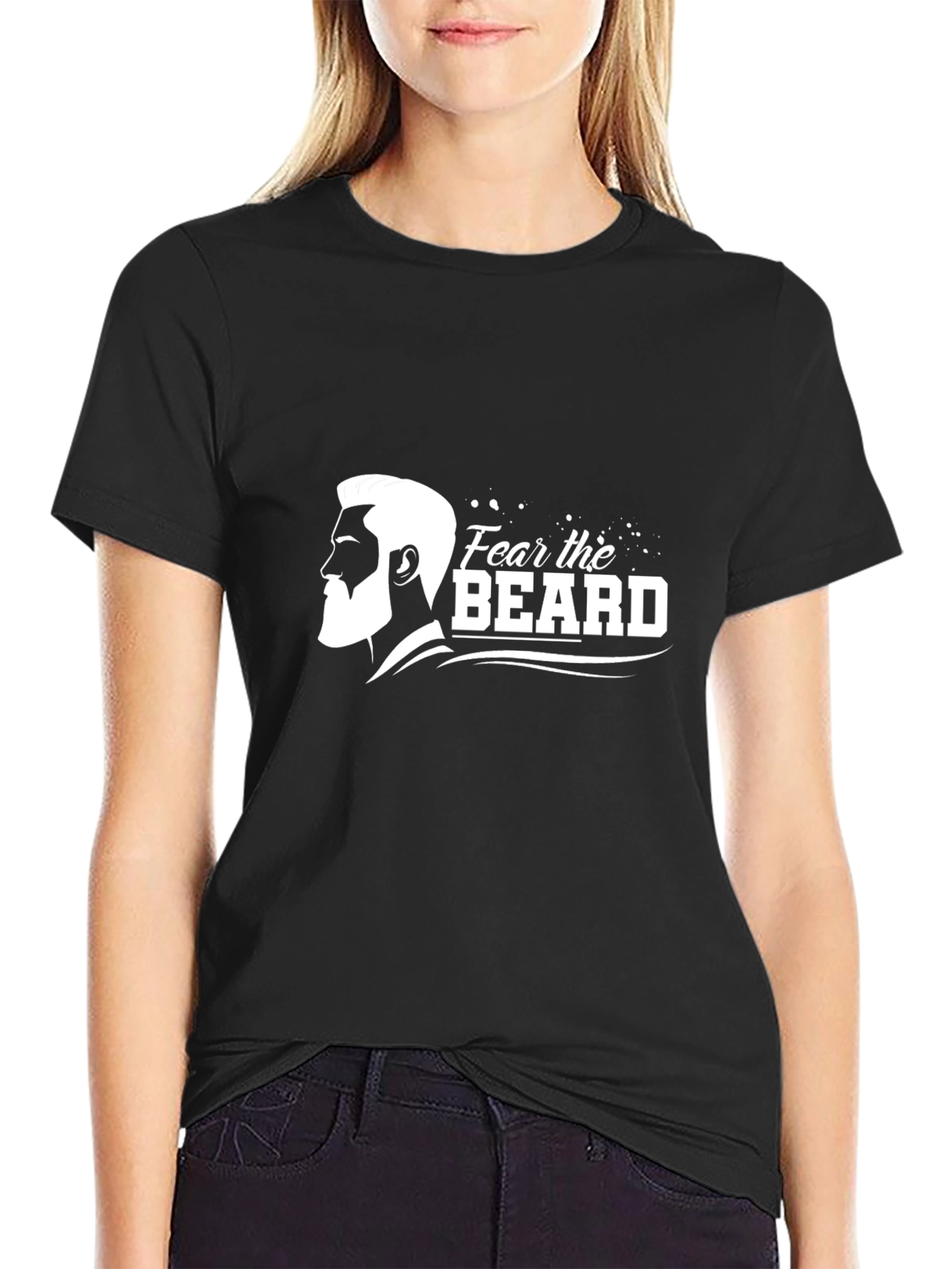 Fear the Beard Graphic T-Shirt - Black