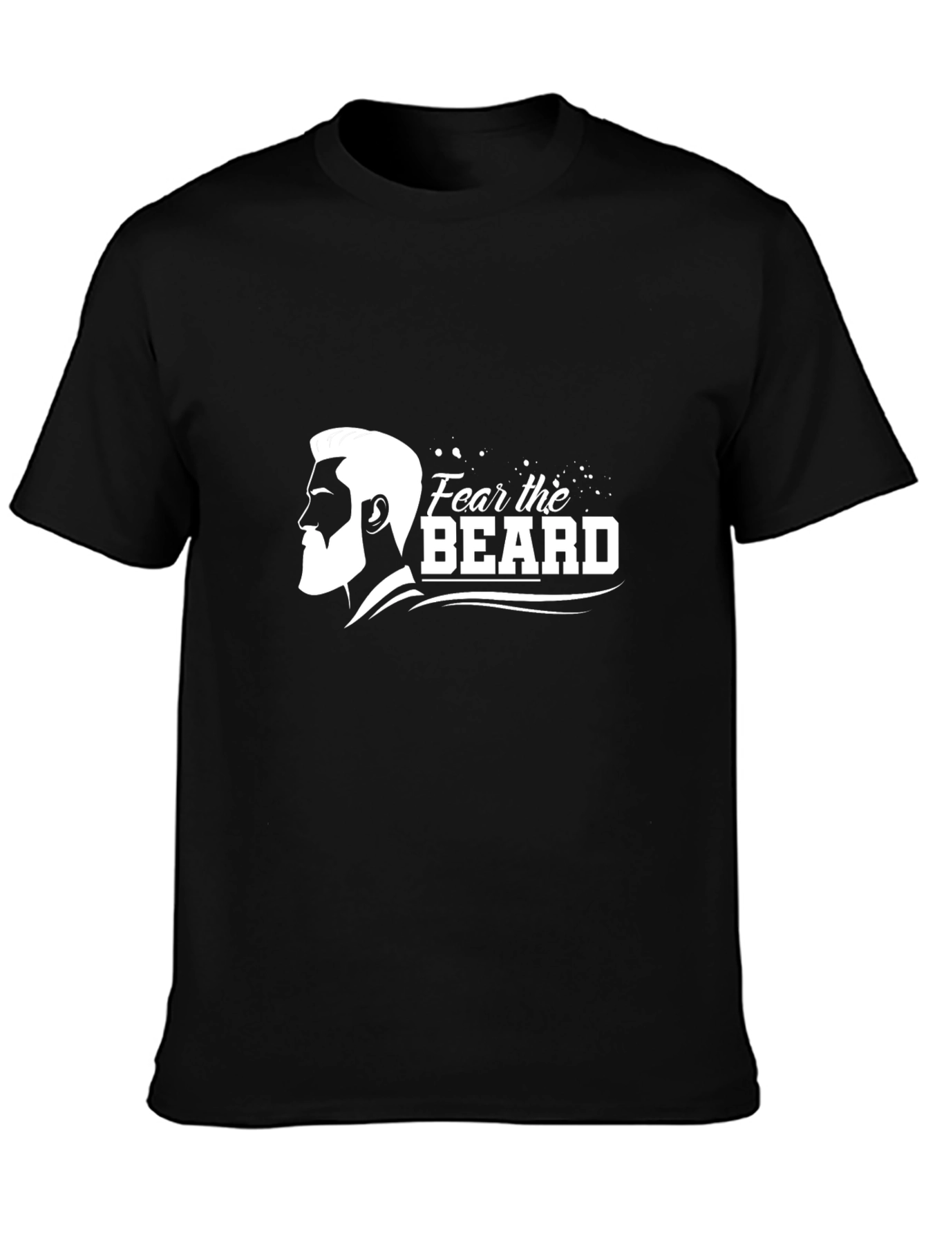 Fear the Beard Graphic T-Shirt - Black